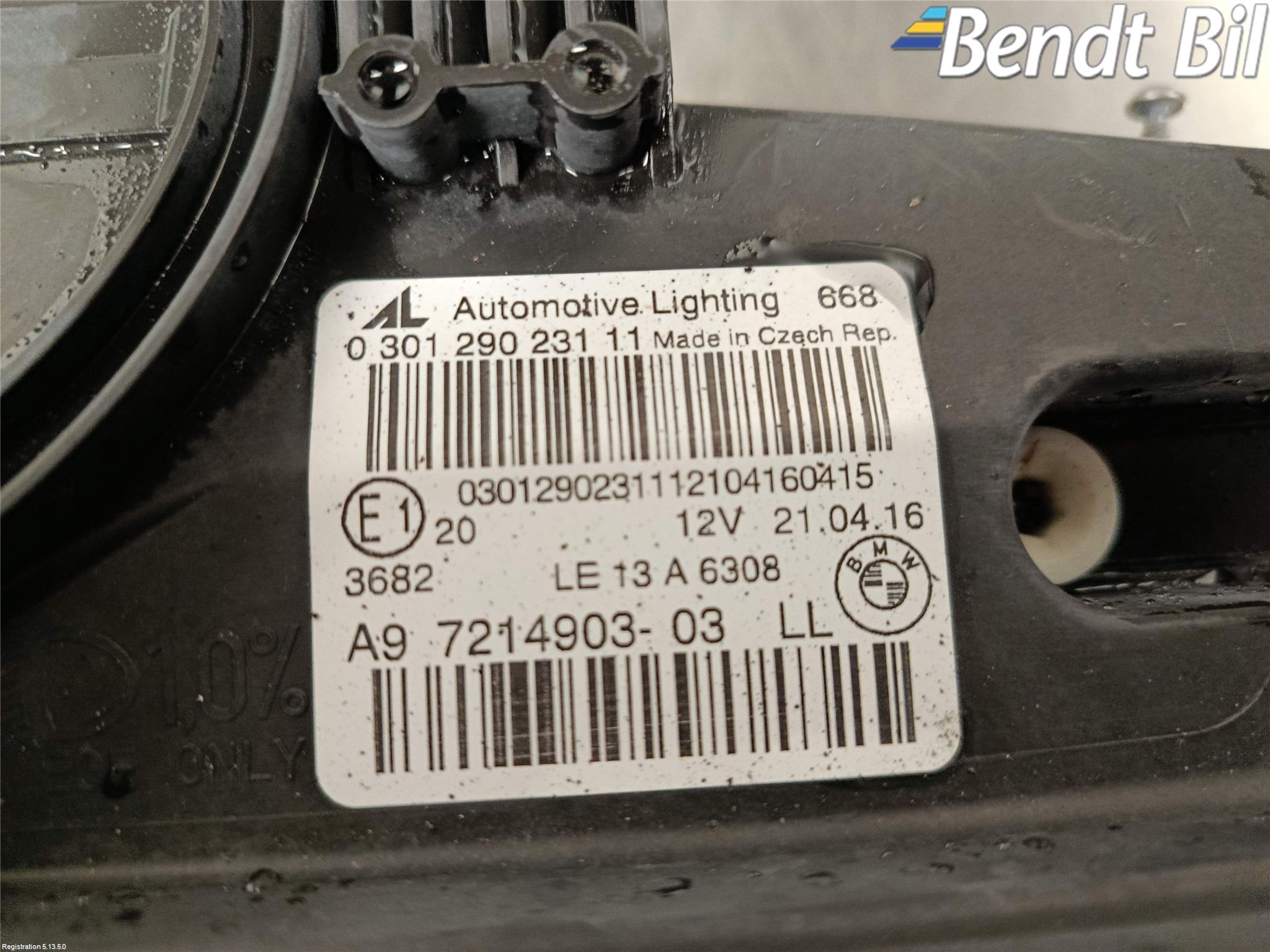 BMW 2 F45 Active Tourer 14-21 Strålkastare Vänster