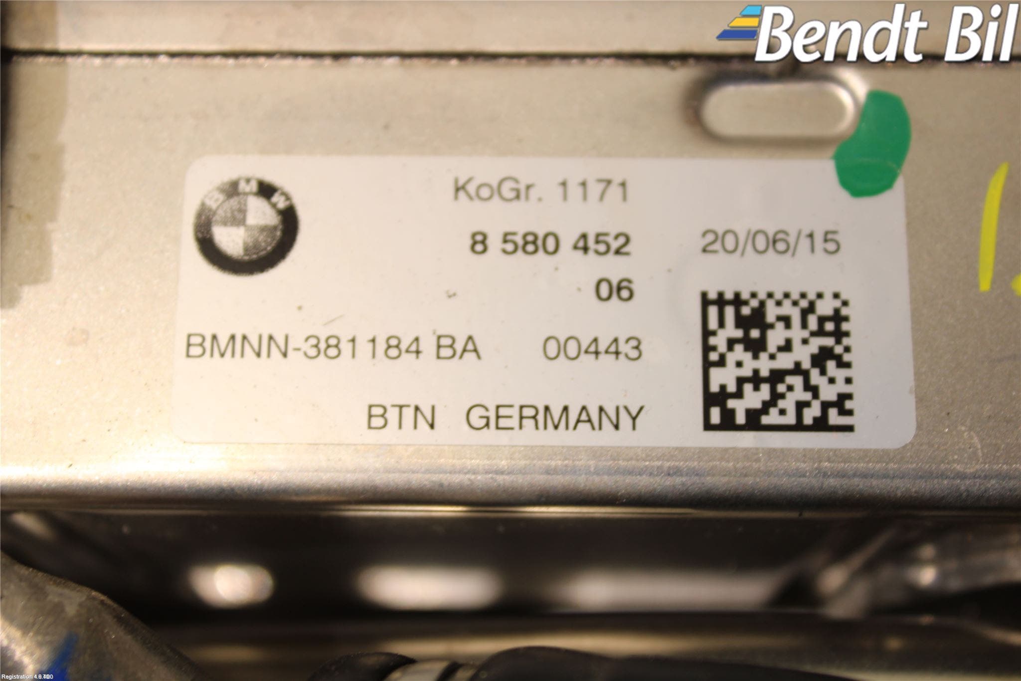 BMW 3 G20/G21/G80/G81 19- Avgaskylare