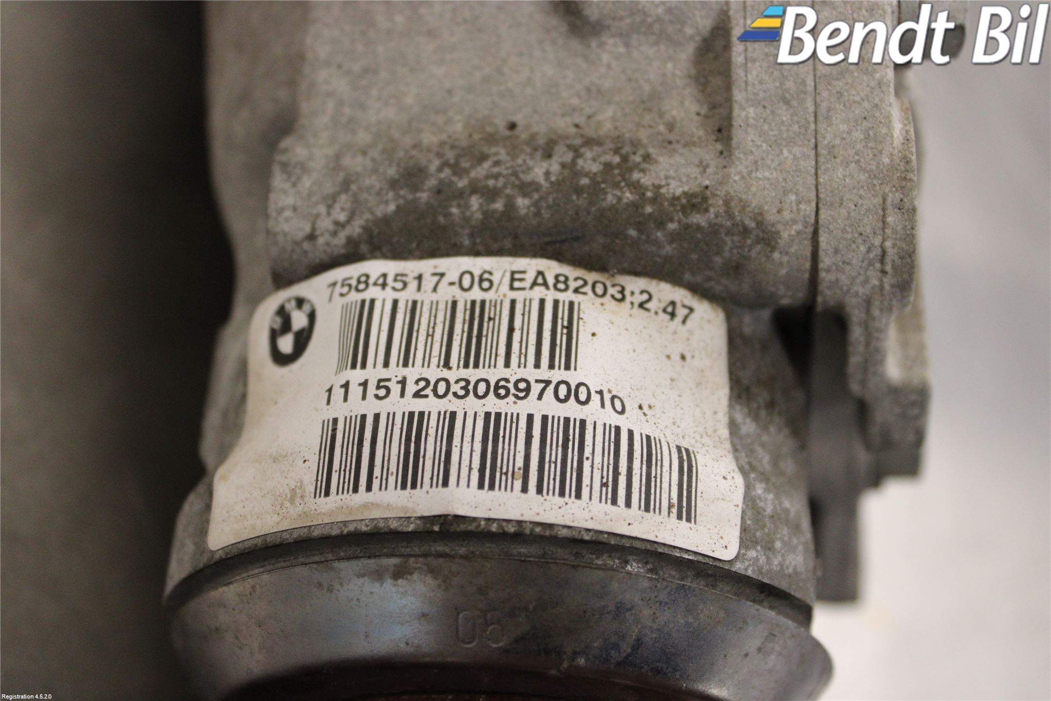 BMW 5 F10/F11/F18 09-17 Framvagn Diffrential