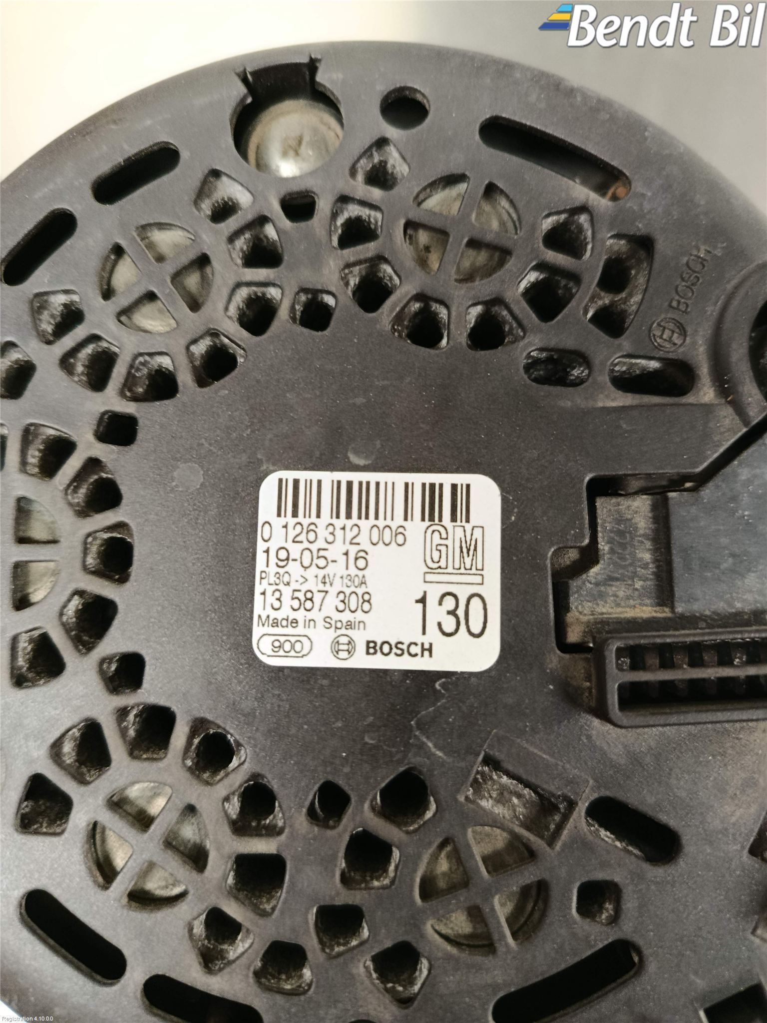 Opel ASTRA K 16-22 Generator