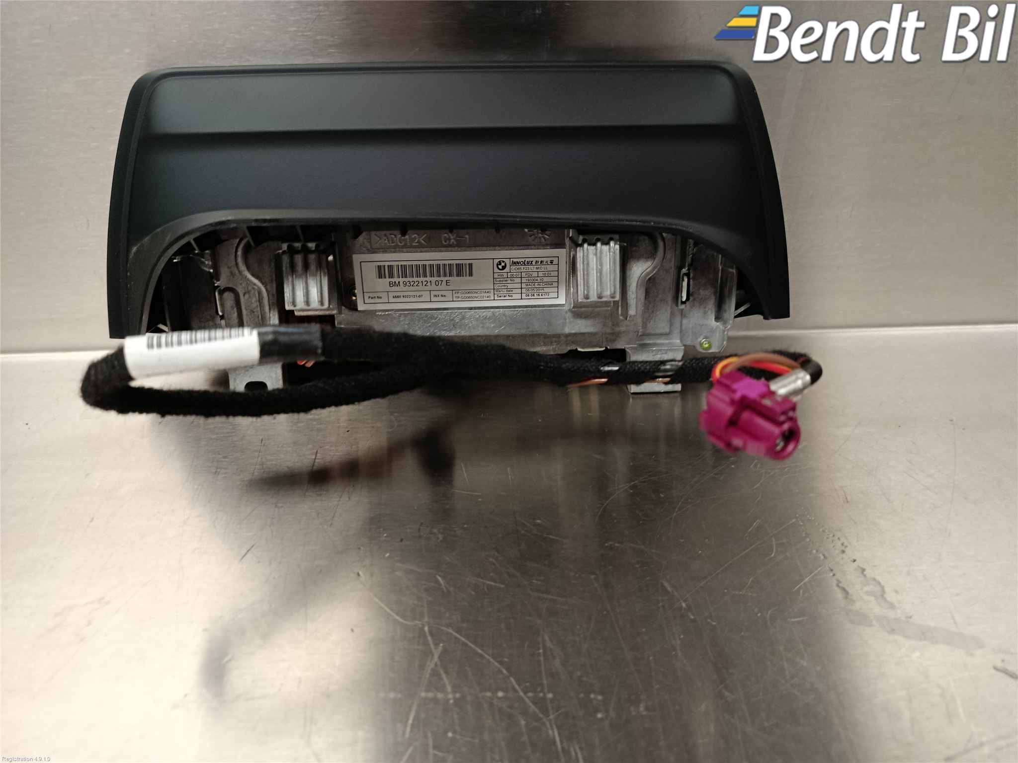 BMW 1 F20/F21 11-19 Multifunktionsdisplay