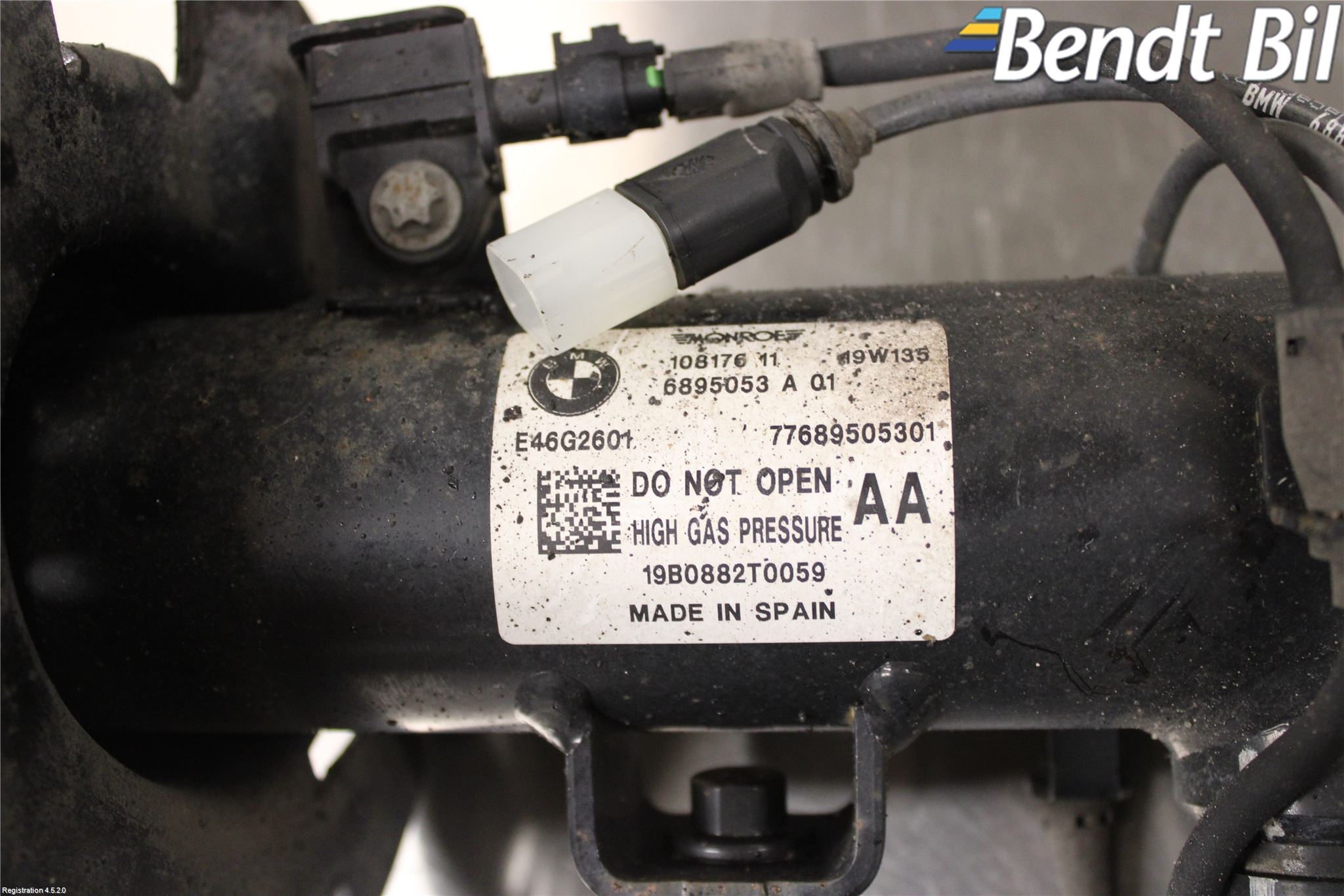 BMW 3 G20/G21/G80/G81 19- Fjäderben Fram Vänster