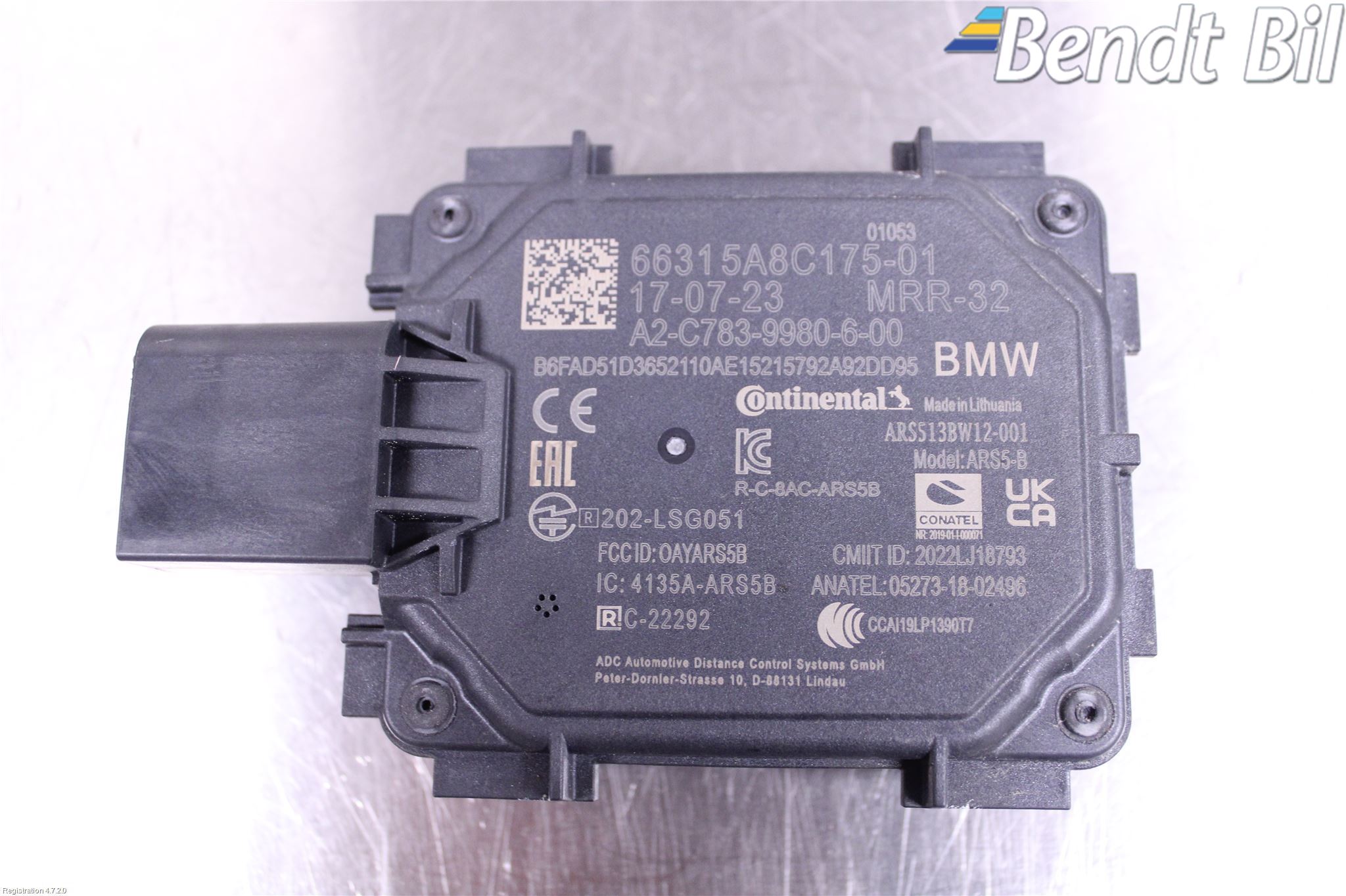 BMW X1/iX1 U11 23- Sensor Adaptiv Farthållare