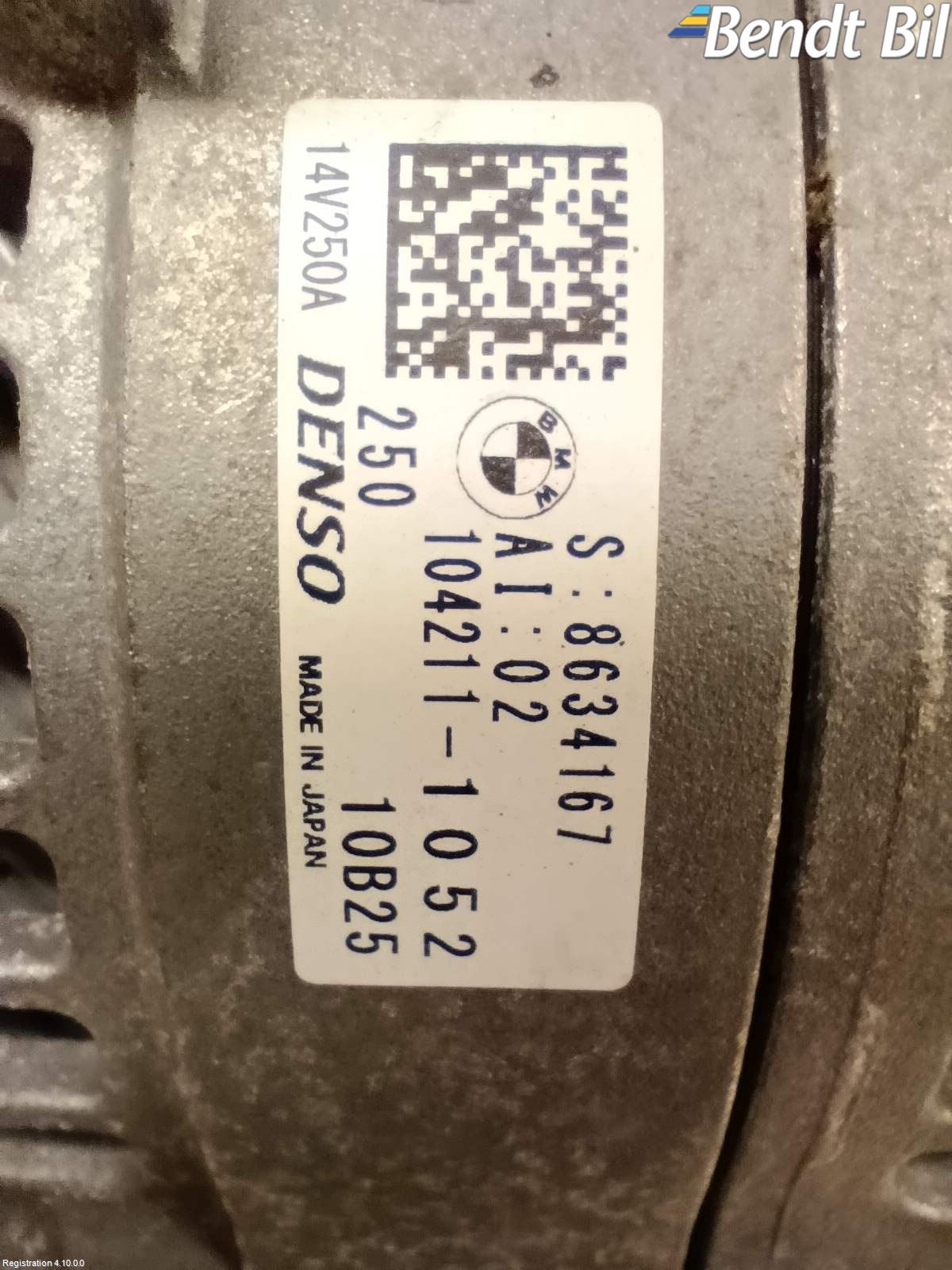 BMW 5 G30/G31/F90 17-23 Generator