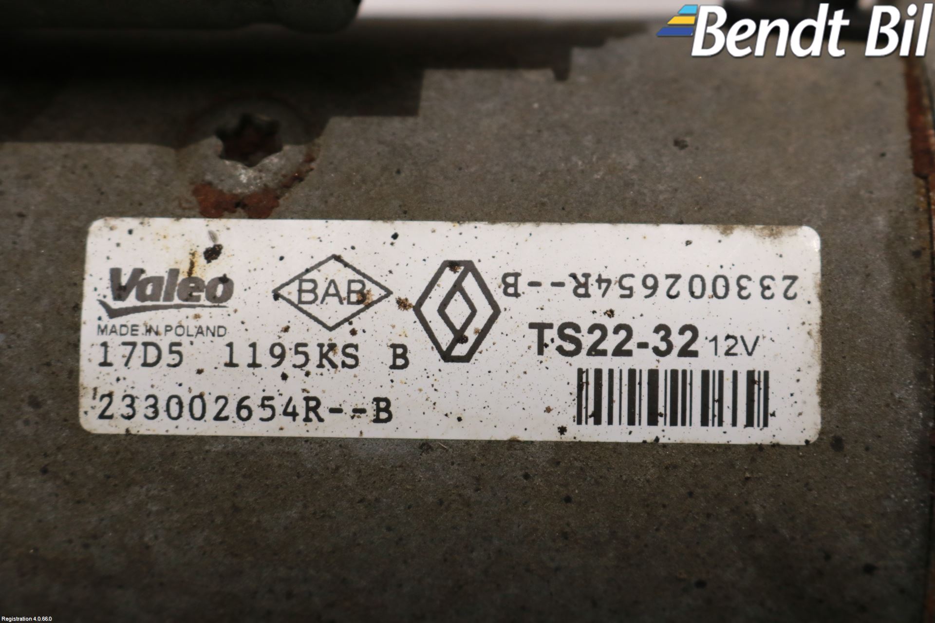 Opel MOVANO B 10-22 Startmotor Diesel