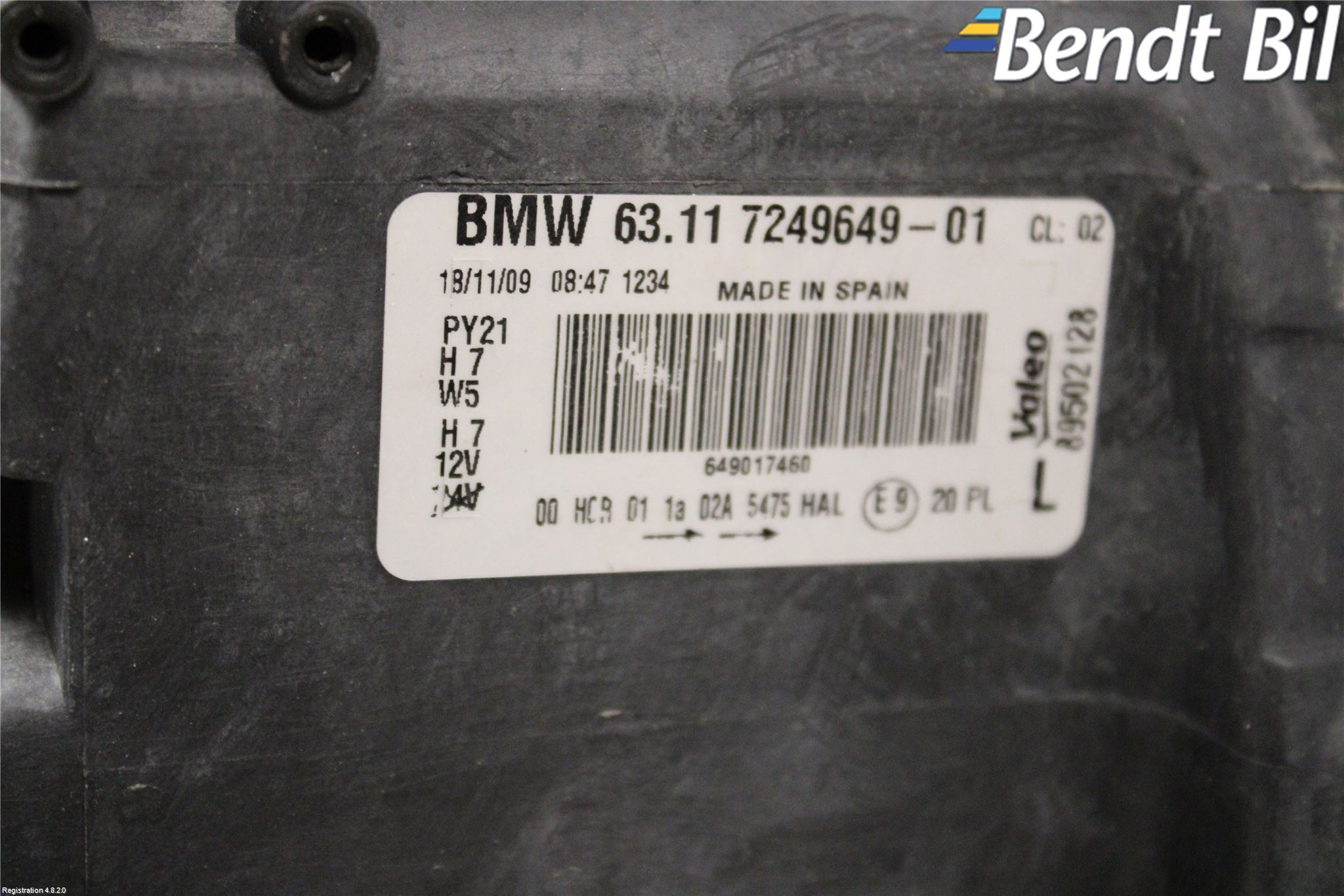 BMW 1 E87/81 5D/3D 03-11 Strålkastare Vänster
