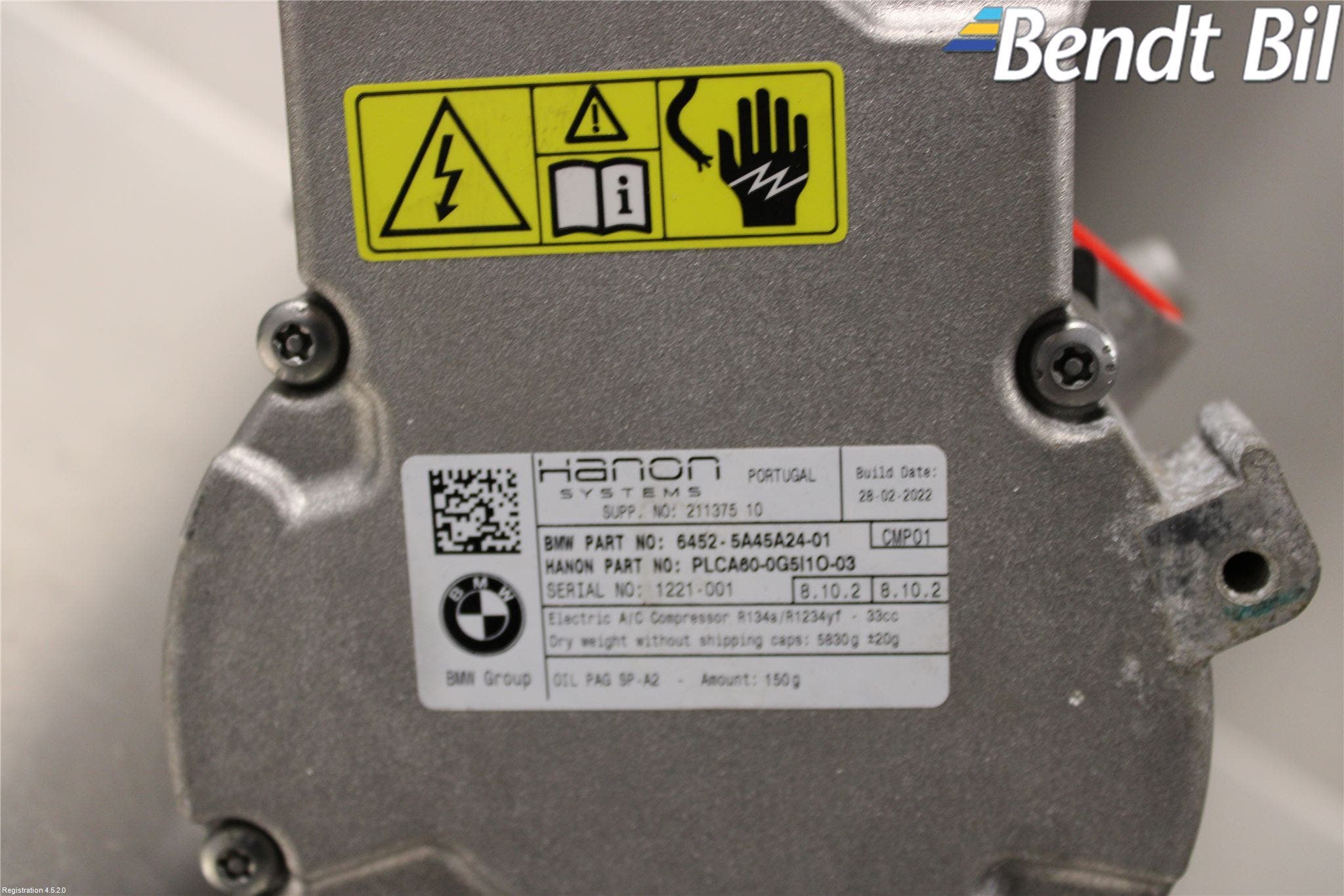 BMW iX3 G08 21- Ac Kompressor