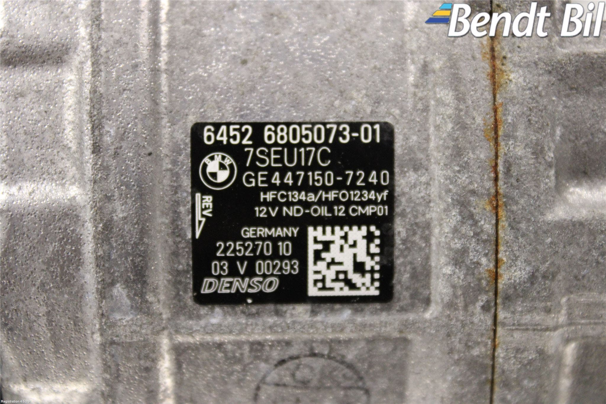 BMW 3 F30/F31/F80 12-19 Ac Kompressor