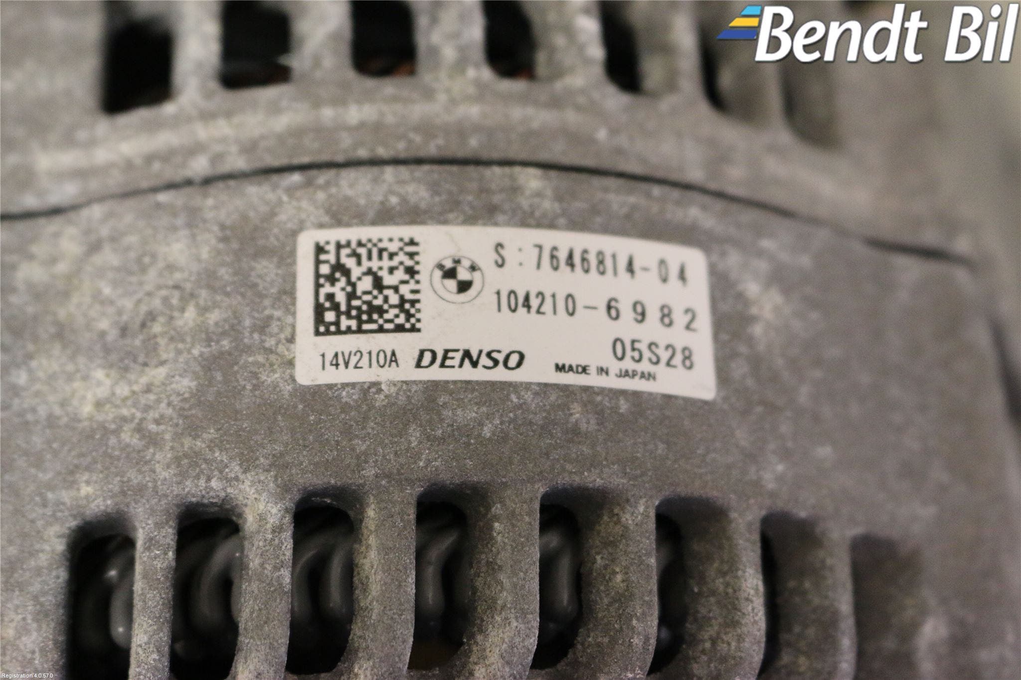 BMW X4 F26 14-18 Generator