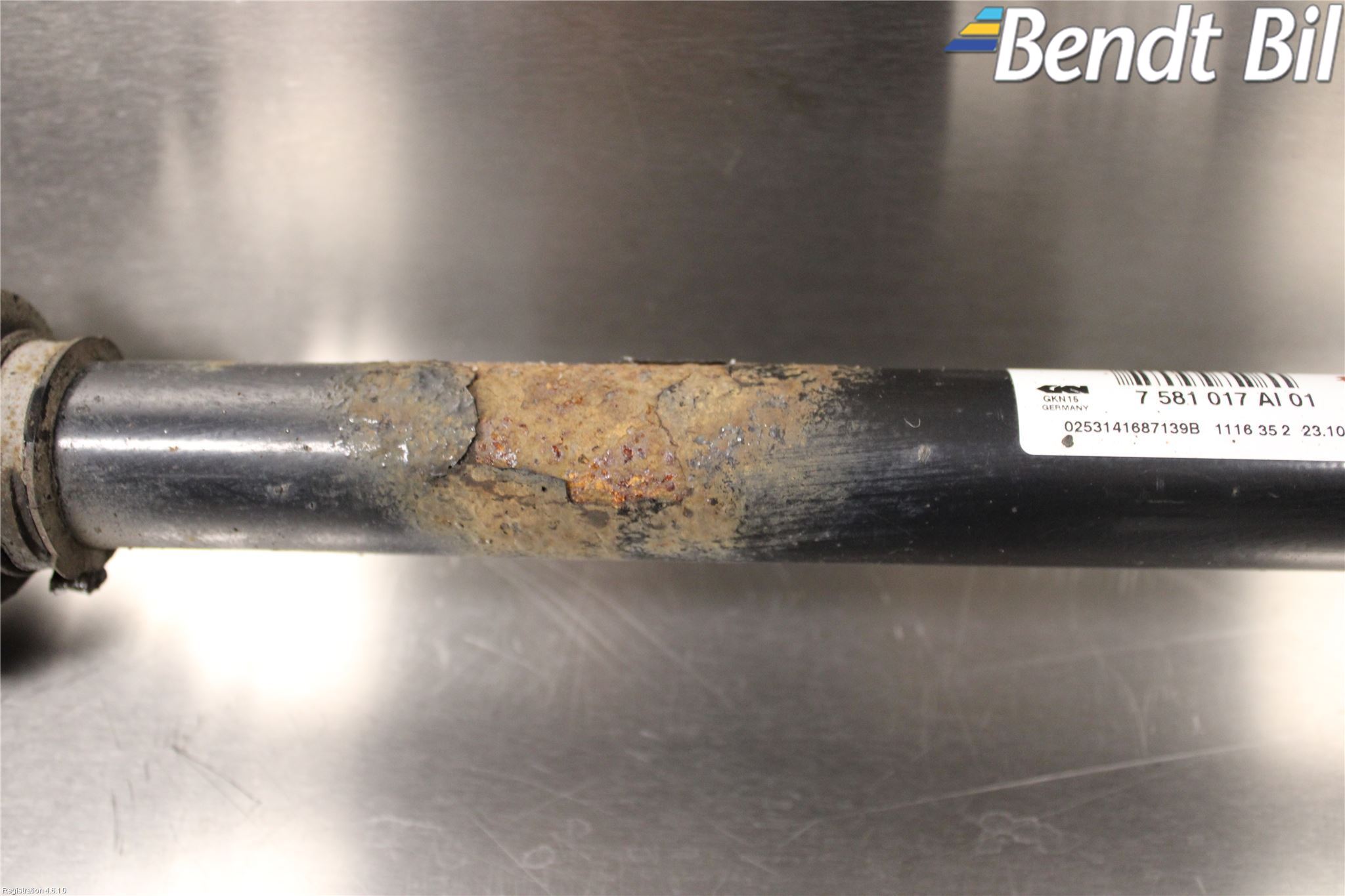 BMW 5 F10/F11/F18 09-17 Drivaxel Bak Vänster