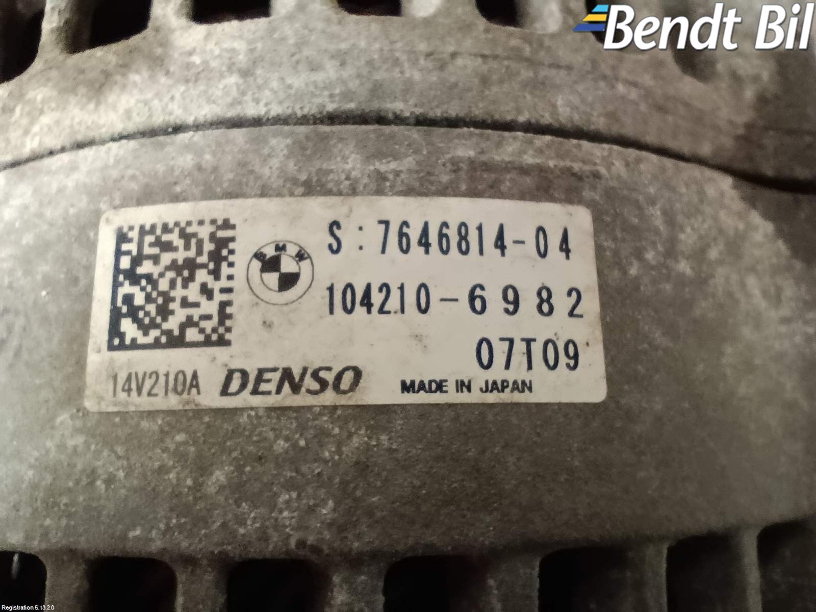 BMW X3 F25 10-17 Generator