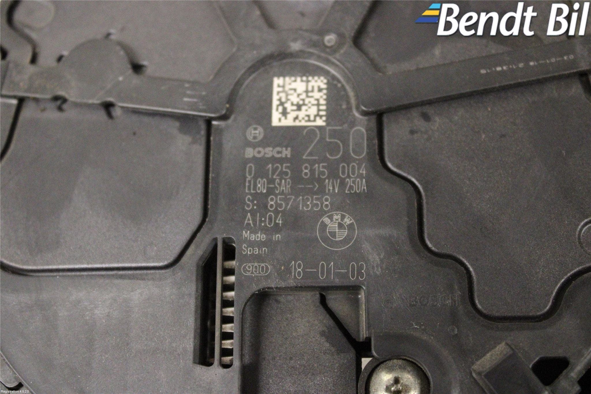 BMW 5 G30/G31/F90 17-23 Generator