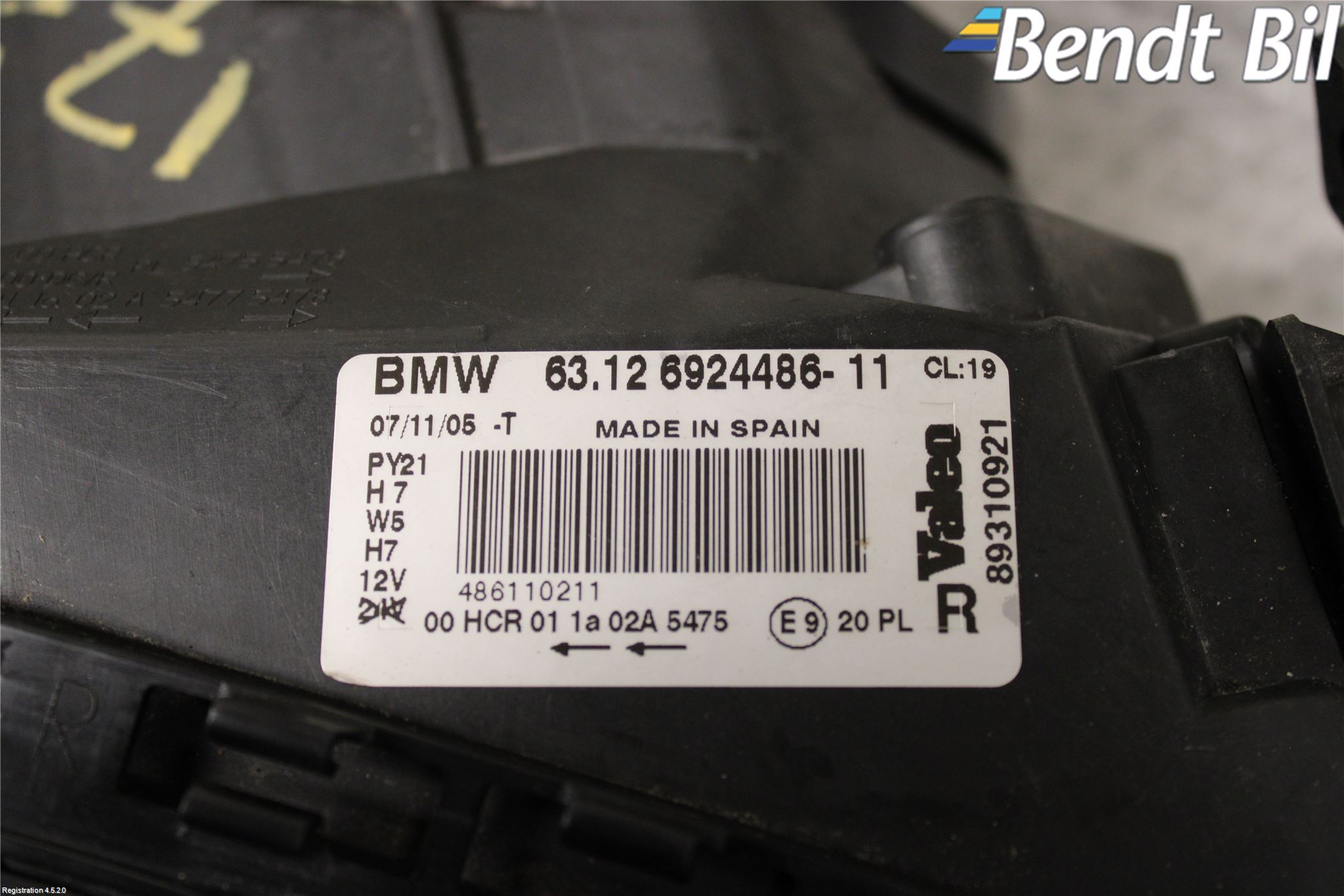 BMW 1 E87/81 5D/3D 03-11 Strålkastare Höger