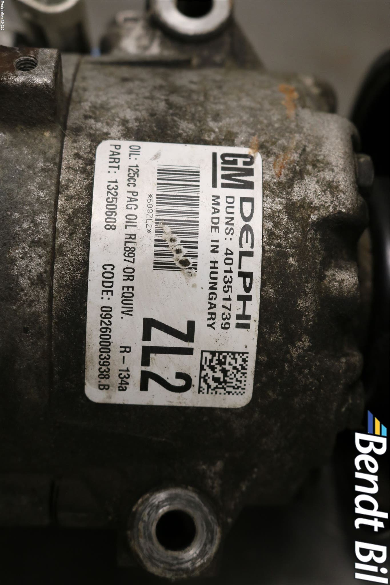 Opel ASTRA J 10-15 Ac Kompressor