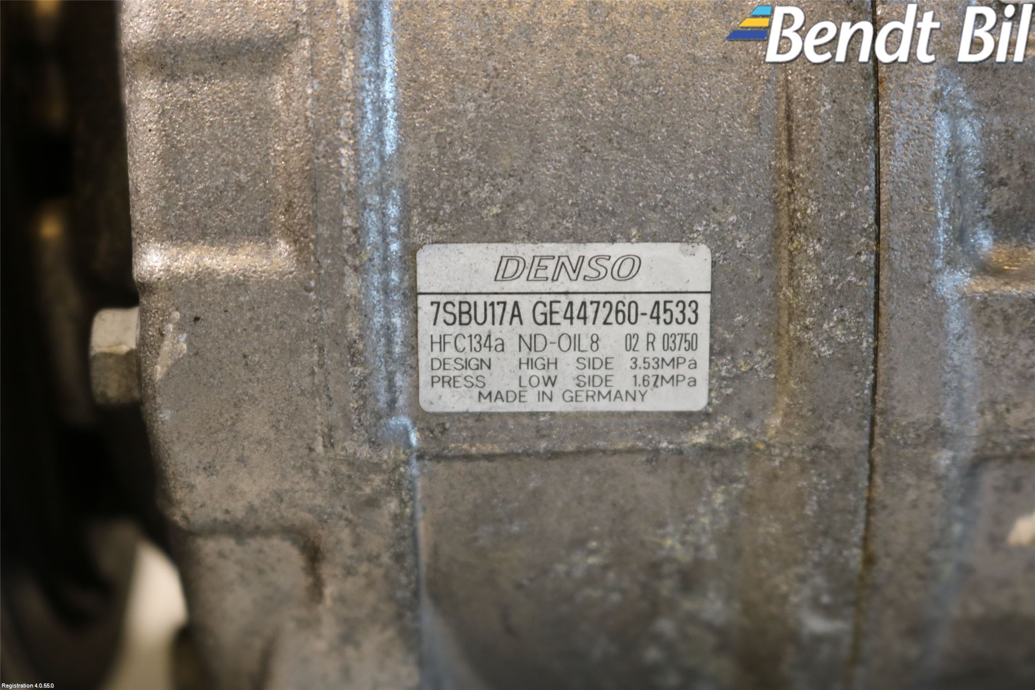 BMW 5 F10/F11/F18 09-17 Ac Kompressor