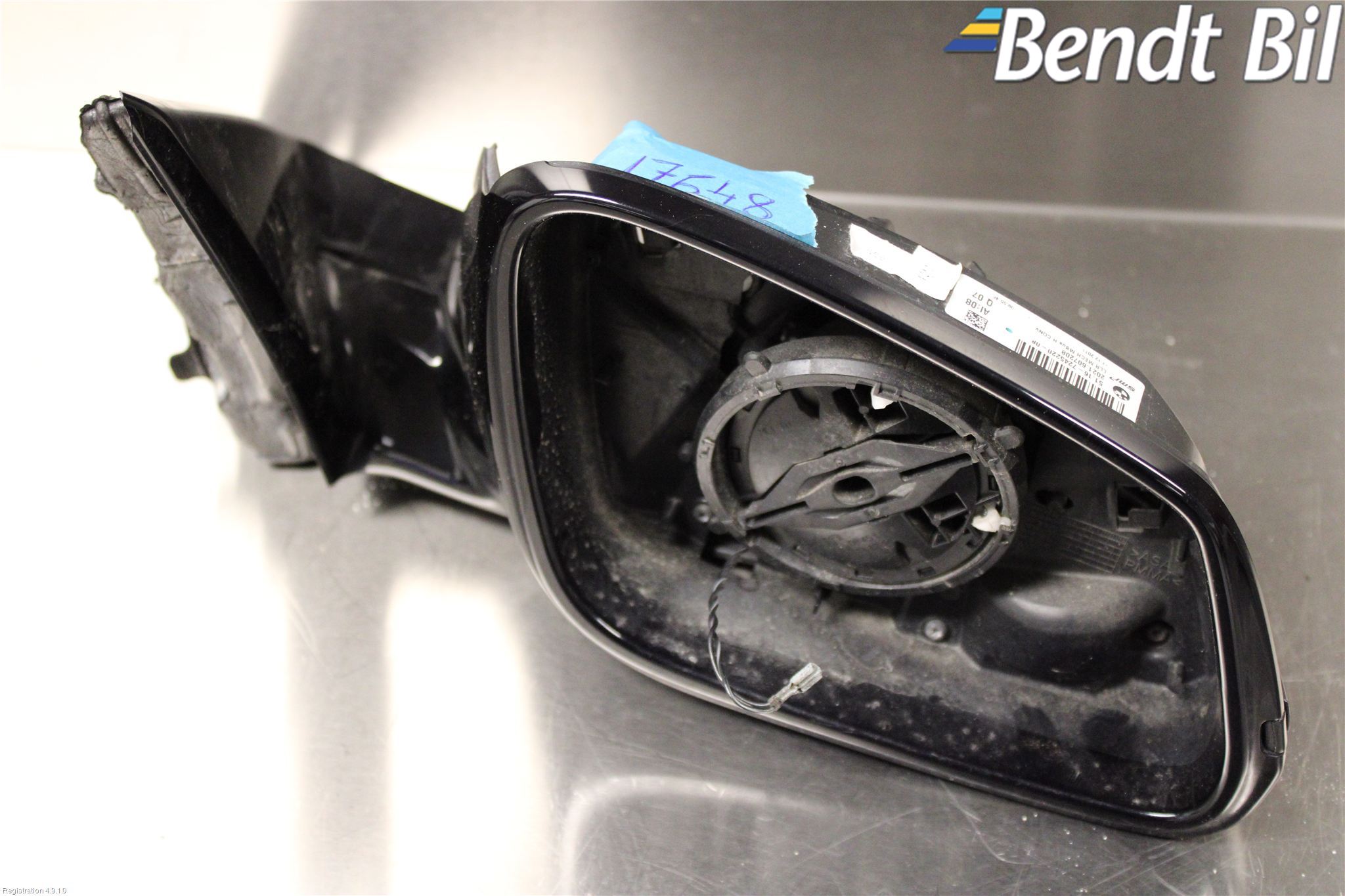 BMW 3 F30/F31/F80 12-19 Spegel Yttre El Hö