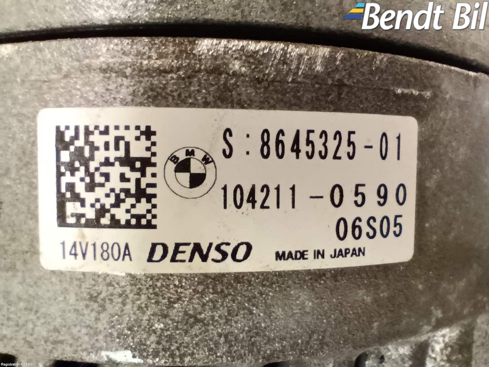 BMW 1 F20/F21 11-19 Generator