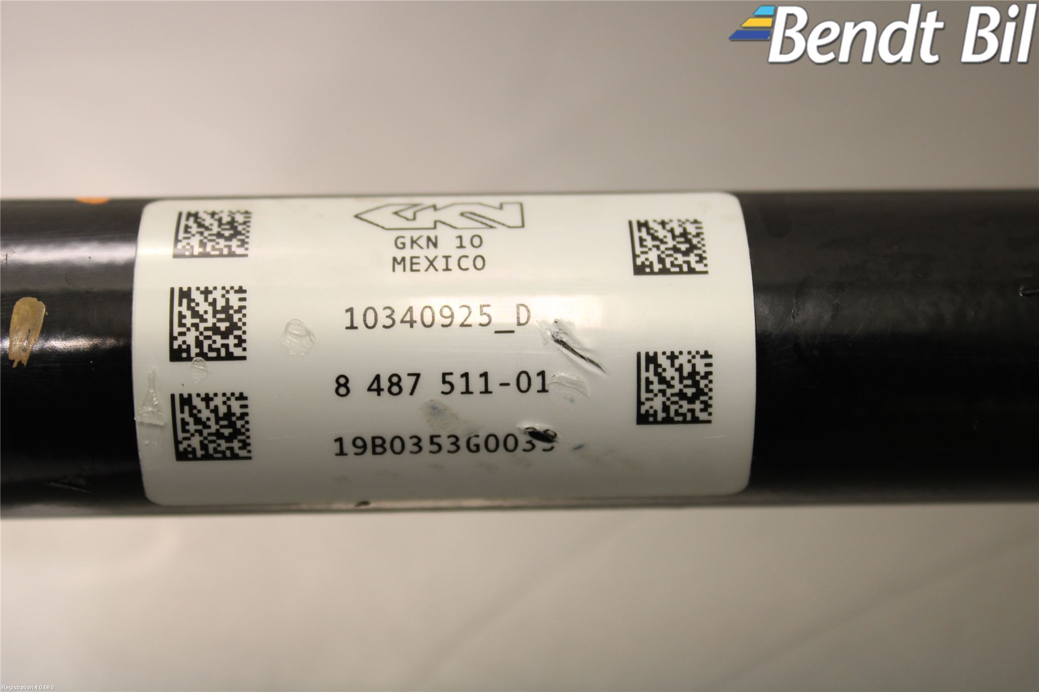 BMW X5 G05 18- Drivaxel Bak Vänster