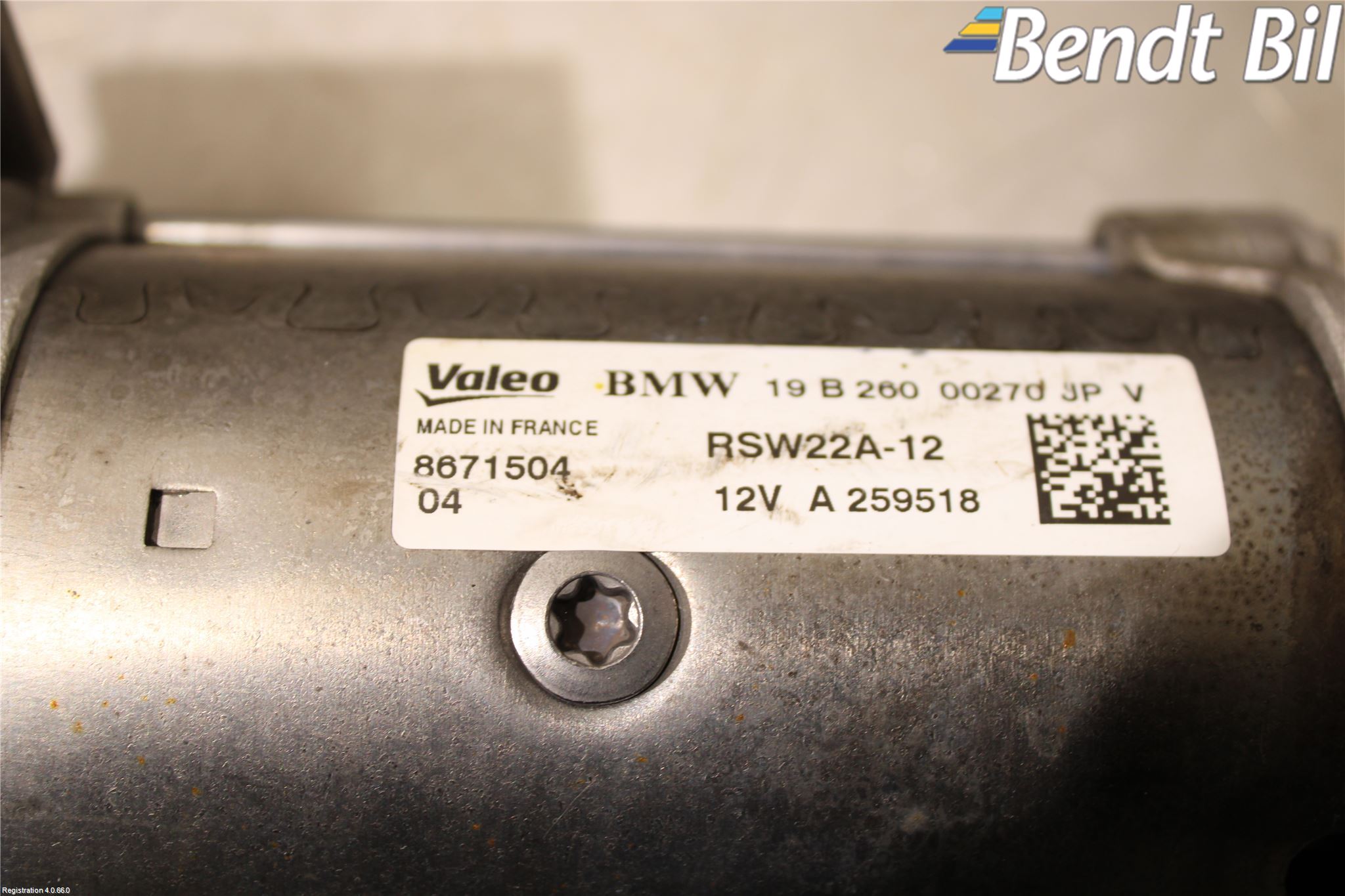 BMW 3 G20/G21/G80/G81 19- Startmotor Diesel