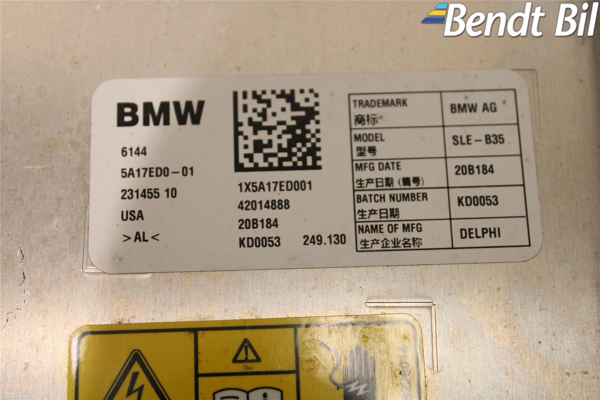 BMW X1 F48 15-22 Styrenhet Övrigt
