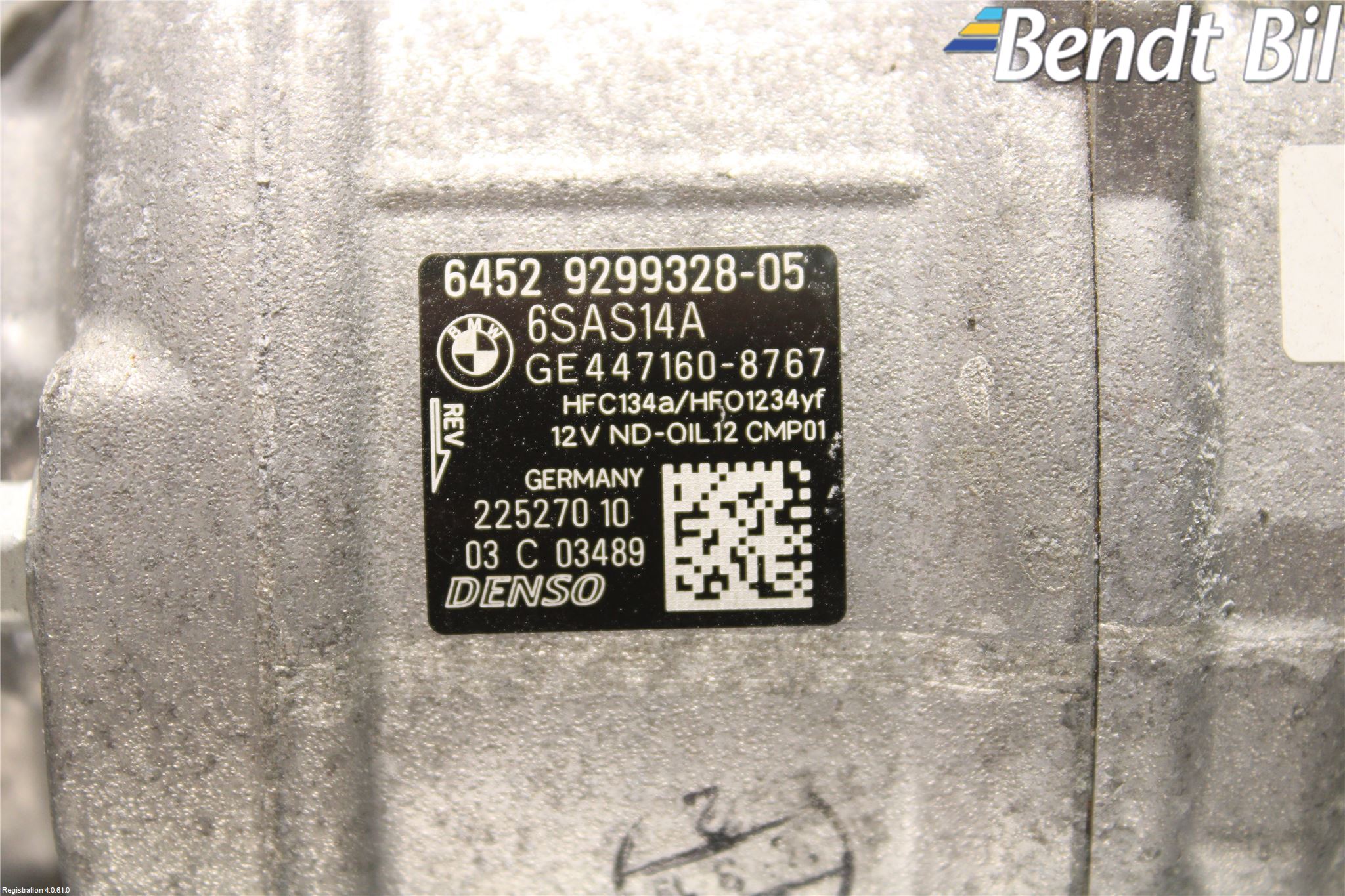 BMW 1 F20/F21 11-19 Ac Kompressor