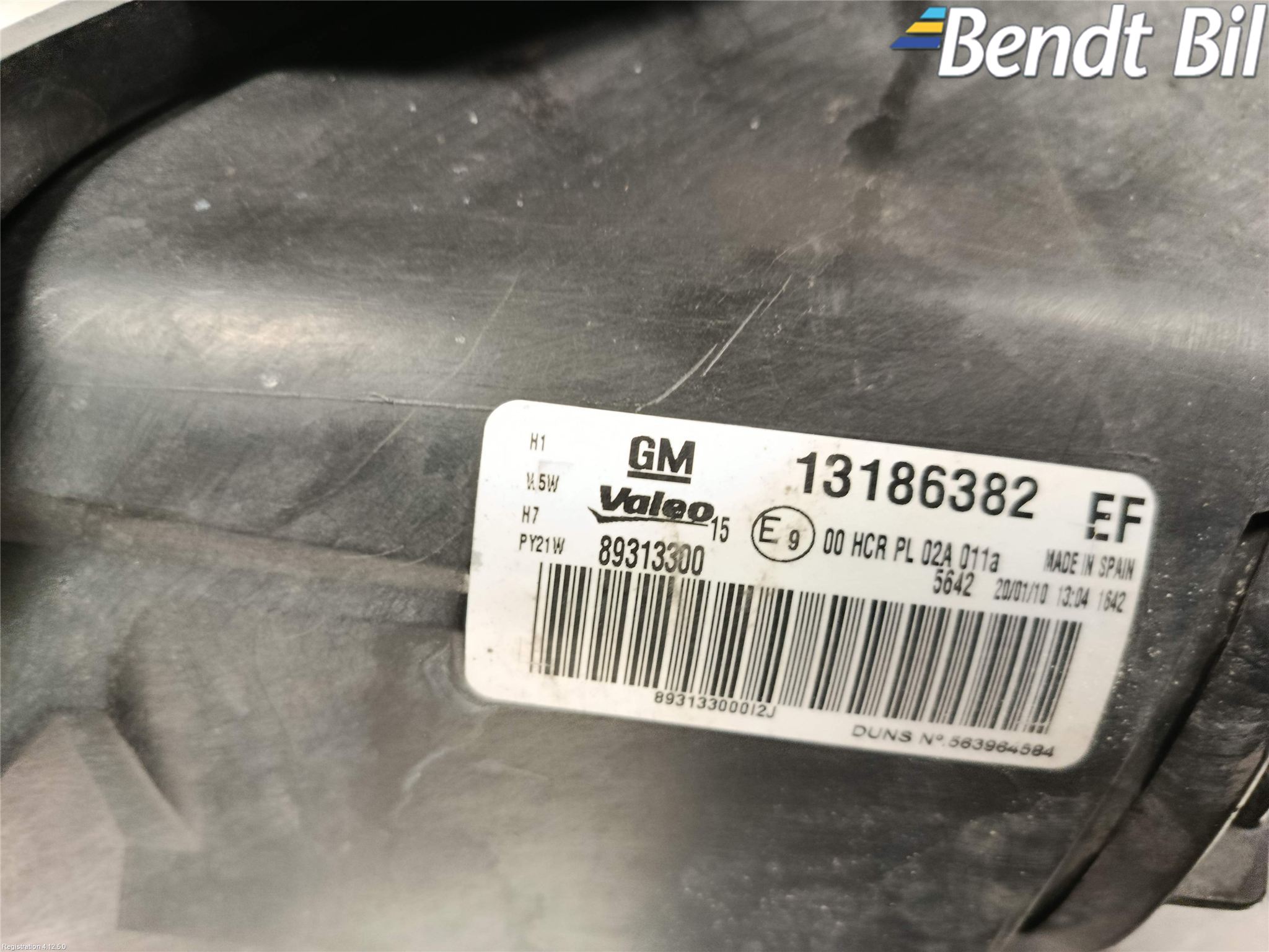 Opel CORSA D 07-14 Strålkastare Höger