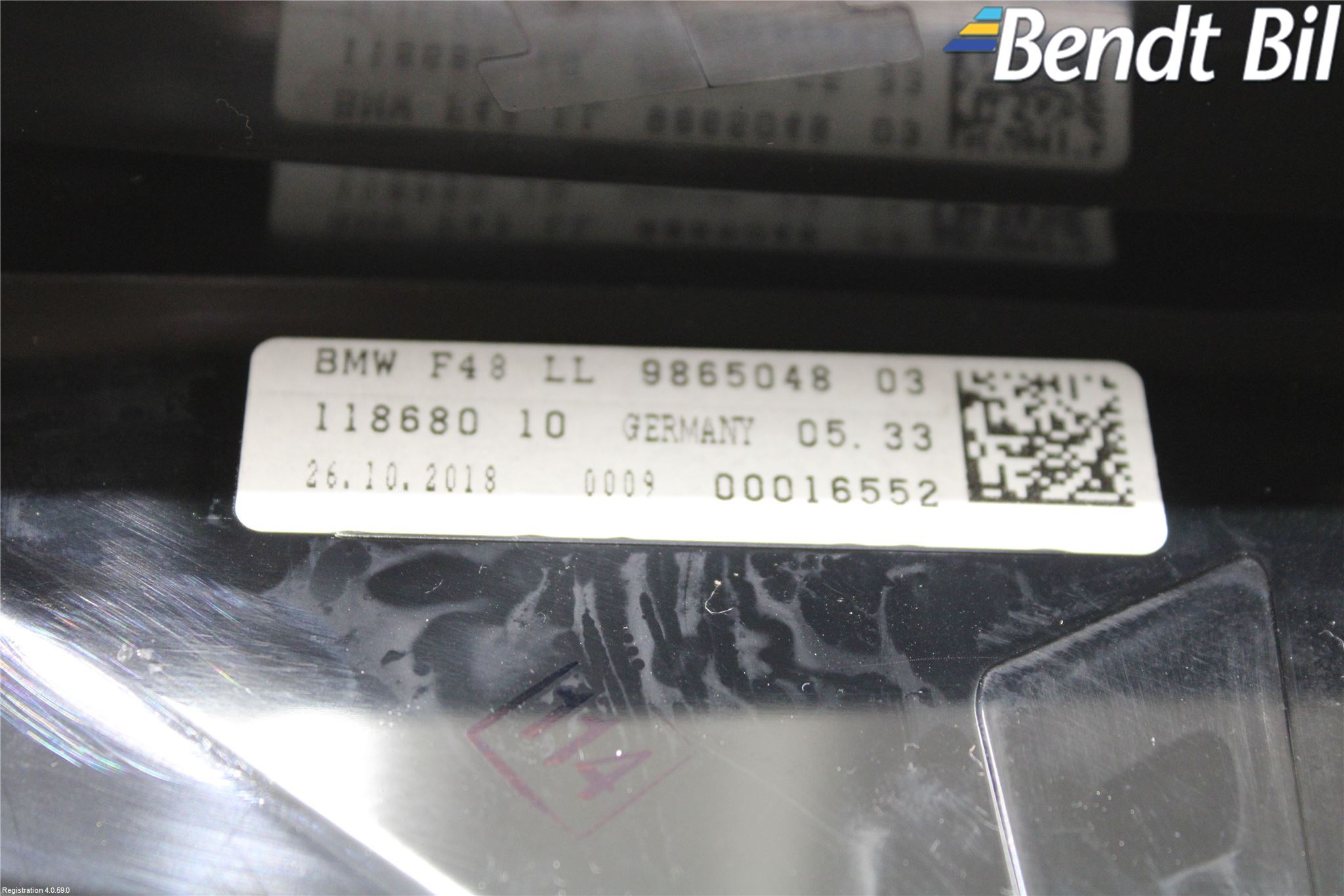 BMW X1 F48 15-22 Instrument Övrigt