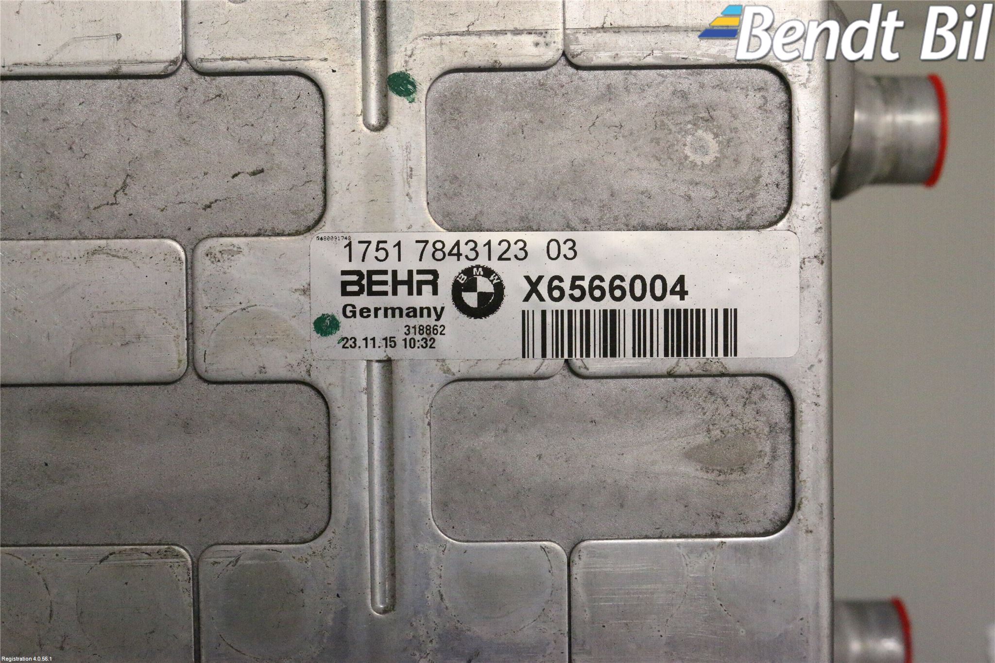 BMW 6 GRAN COUPÉ F06 12-19 Laddluft-Intercooler Kyl