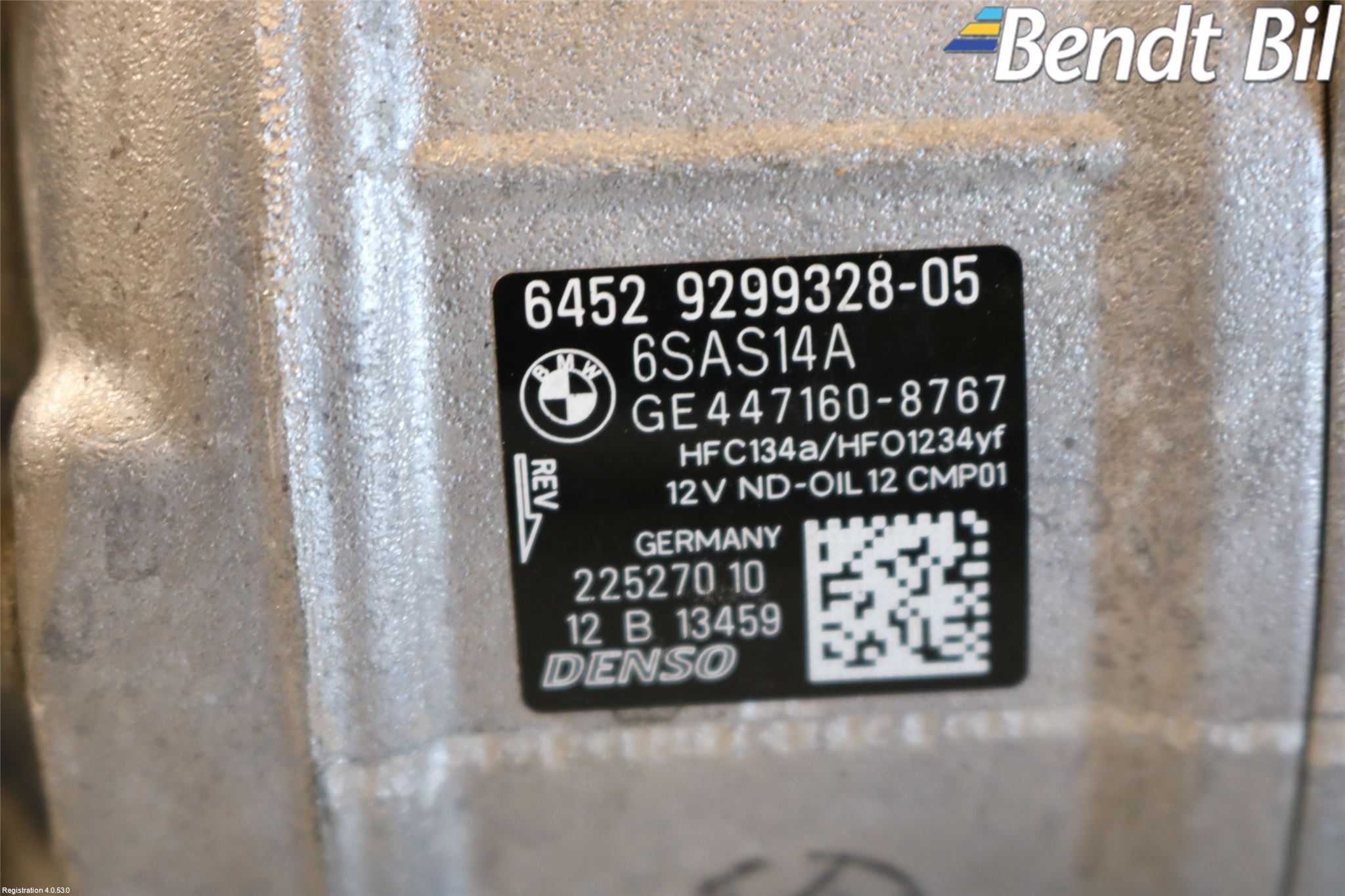 BMW 3 F30/F31/F80 12-19 Ac Kompressor