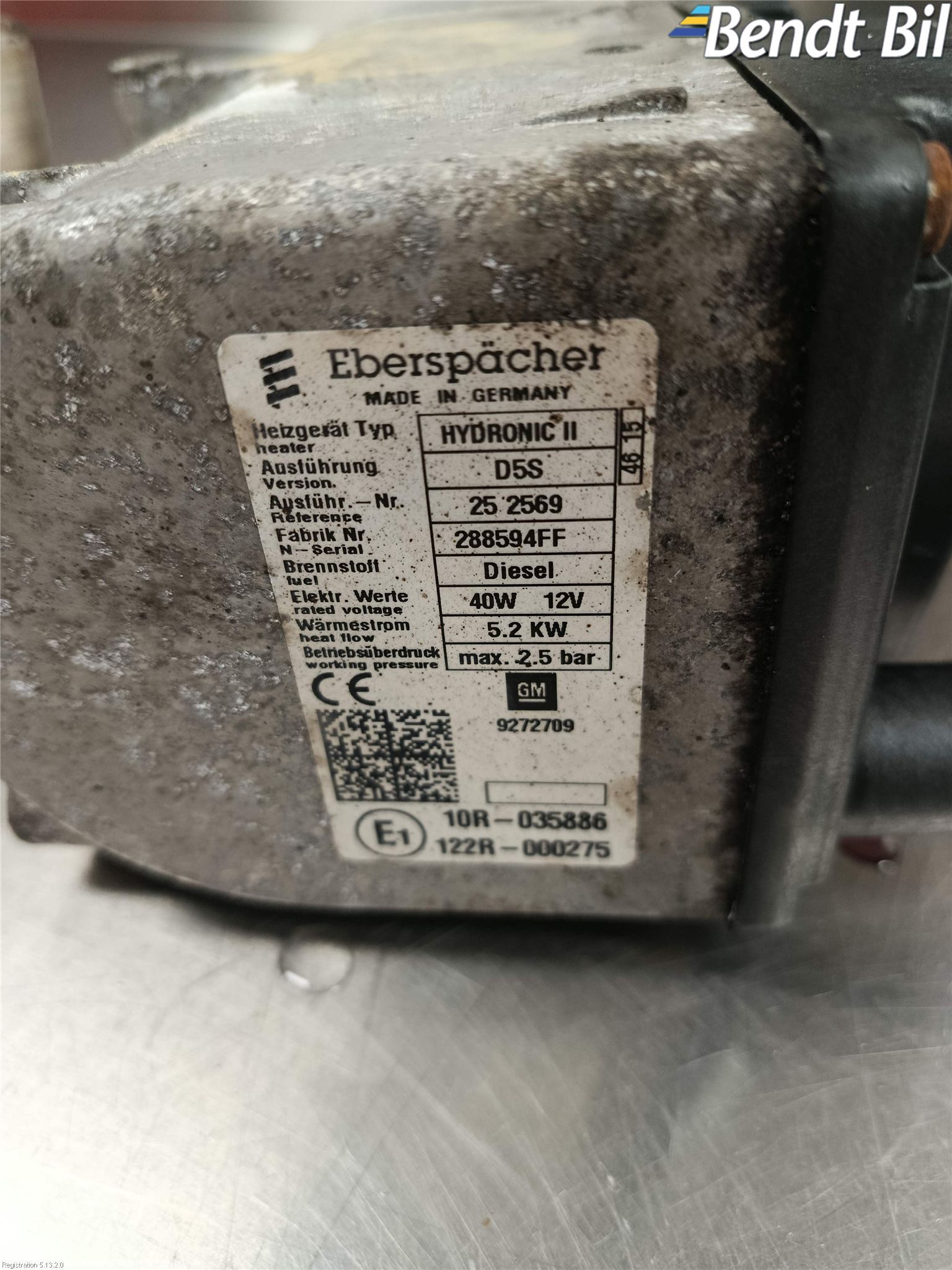 Opel MOVANO B 10-22 Dieselvärmare