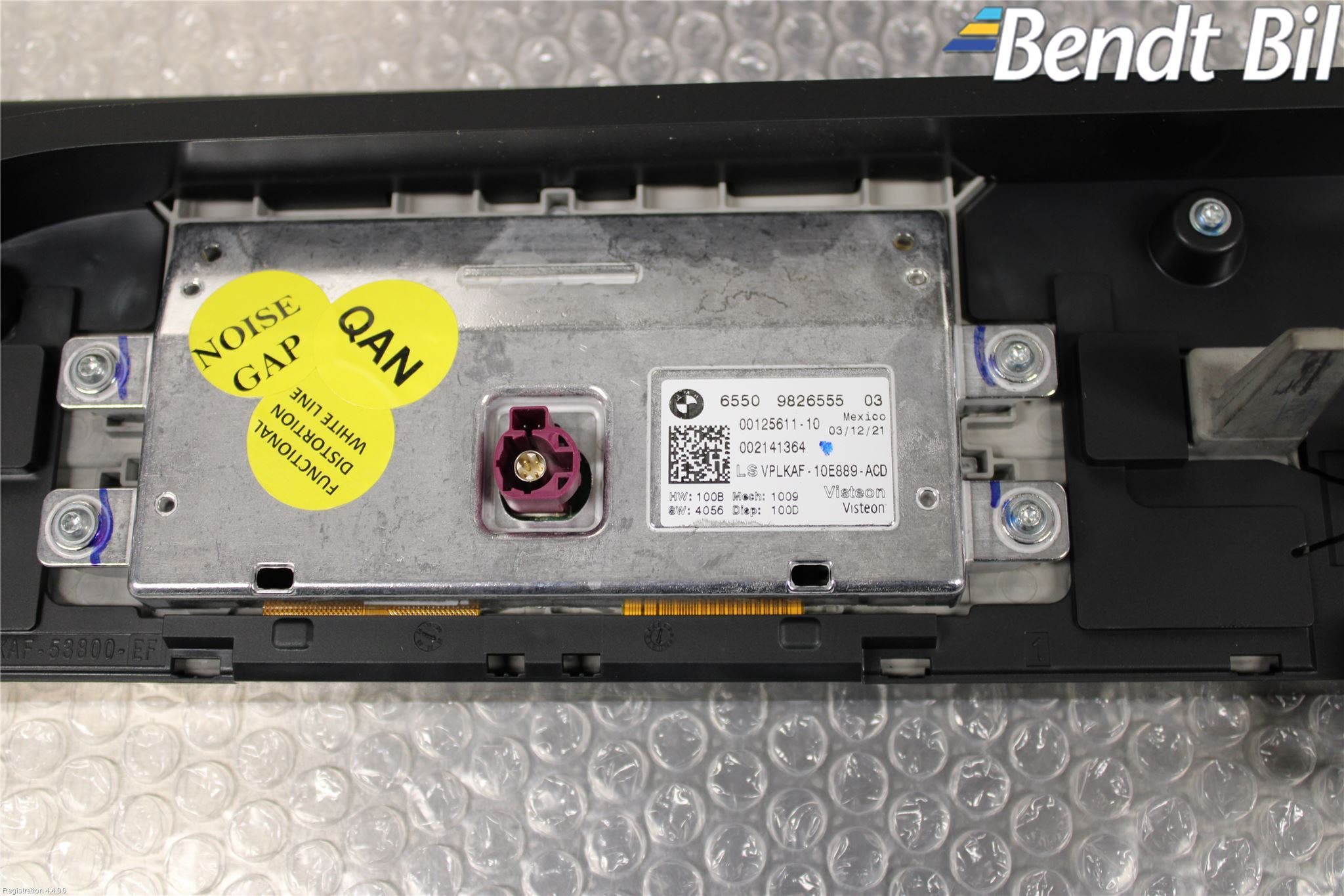 BMW 3 G20/G21/G80/G81 19- Bildskärm