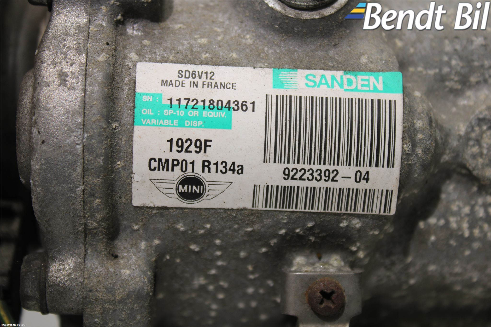 Mini COUPE R56 05-14 Ac Kompressor