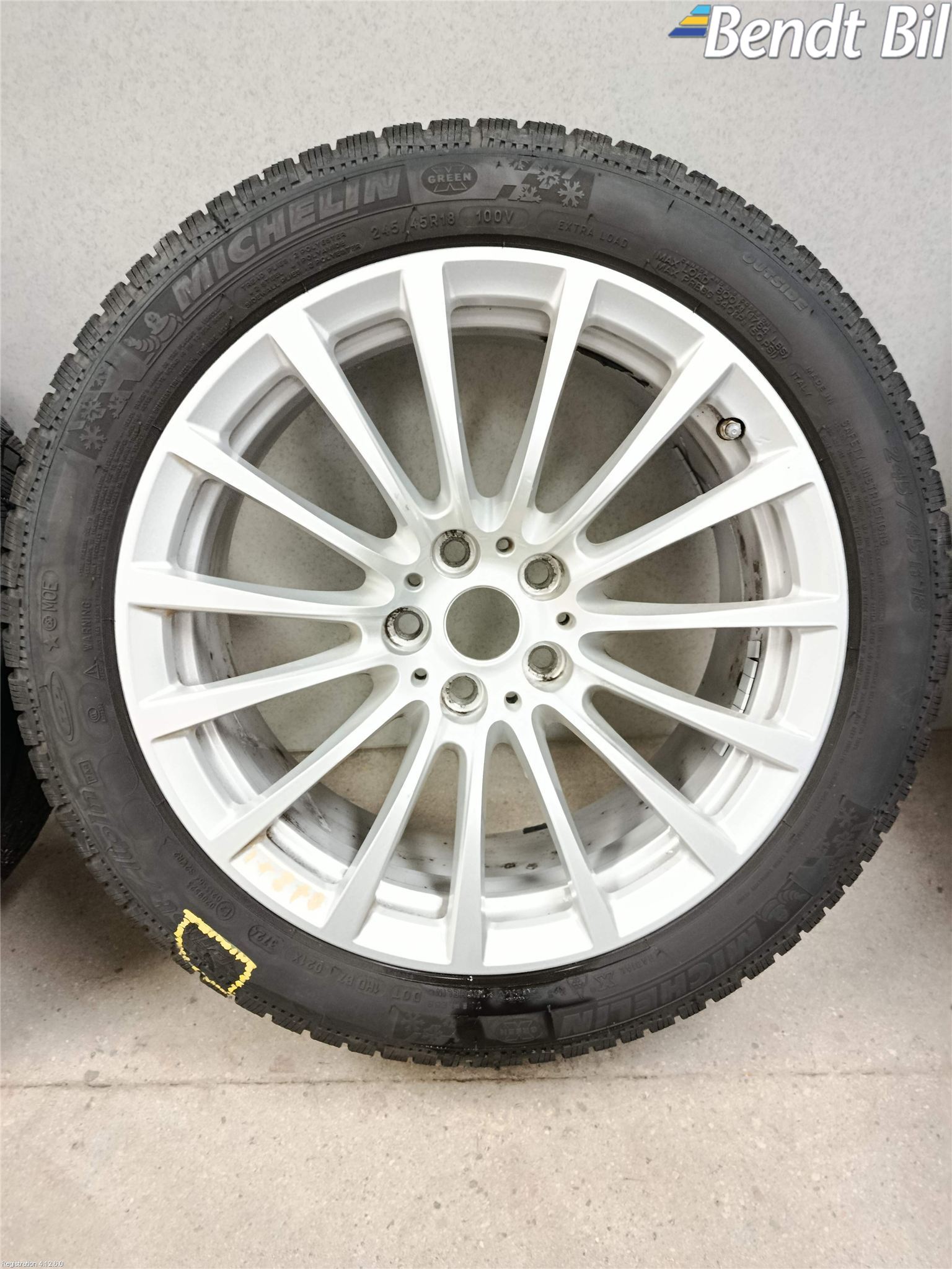 BMW 5 G30/G31/F90 17-23 Vinterdäck Alumfälg 4St
