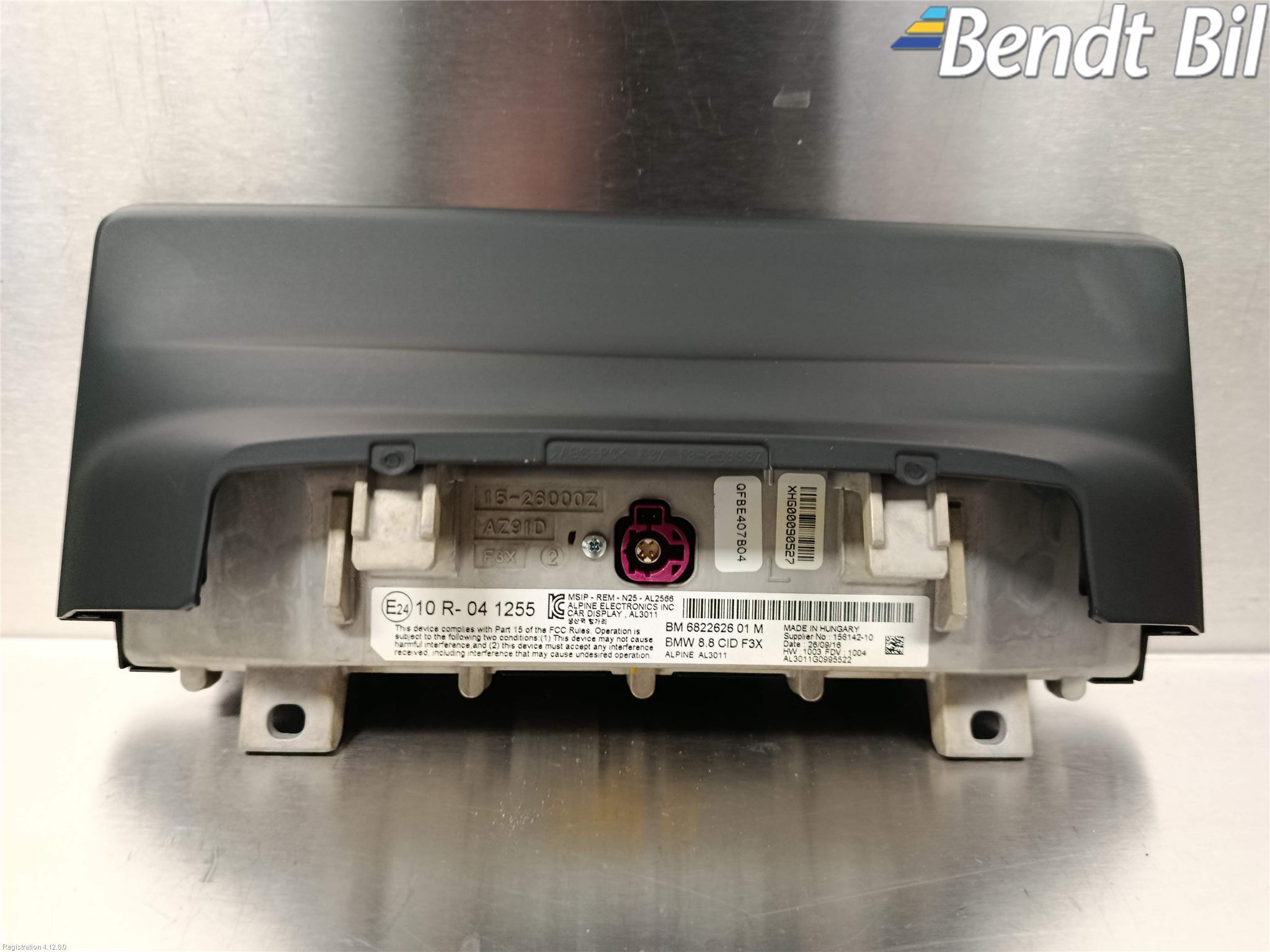 BMW 4 F36 Gran Coupé 14-20 Multifunktionsdisplay