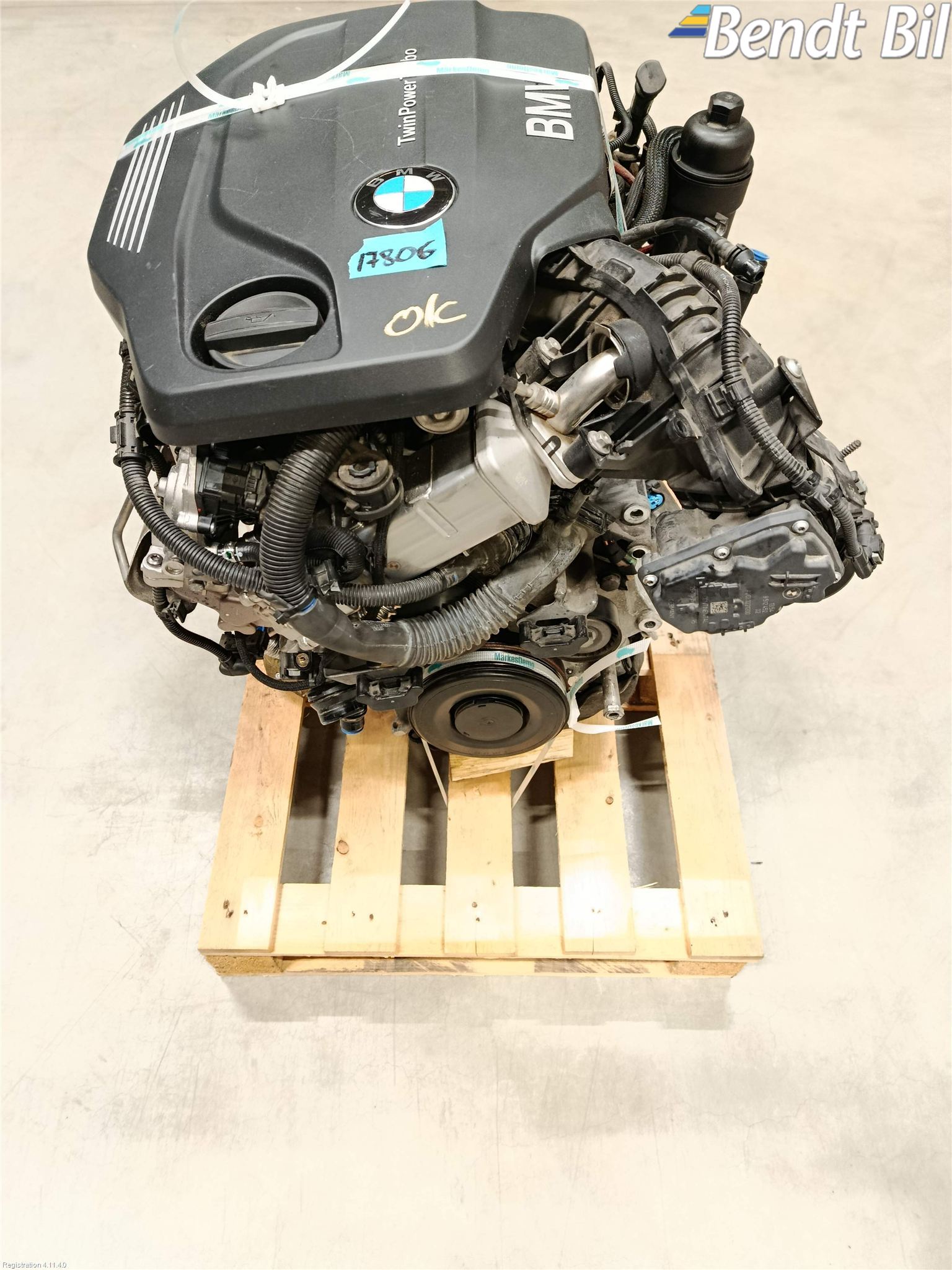 BMW 5 F10/F11/F18 09-17 Motor Diesel
