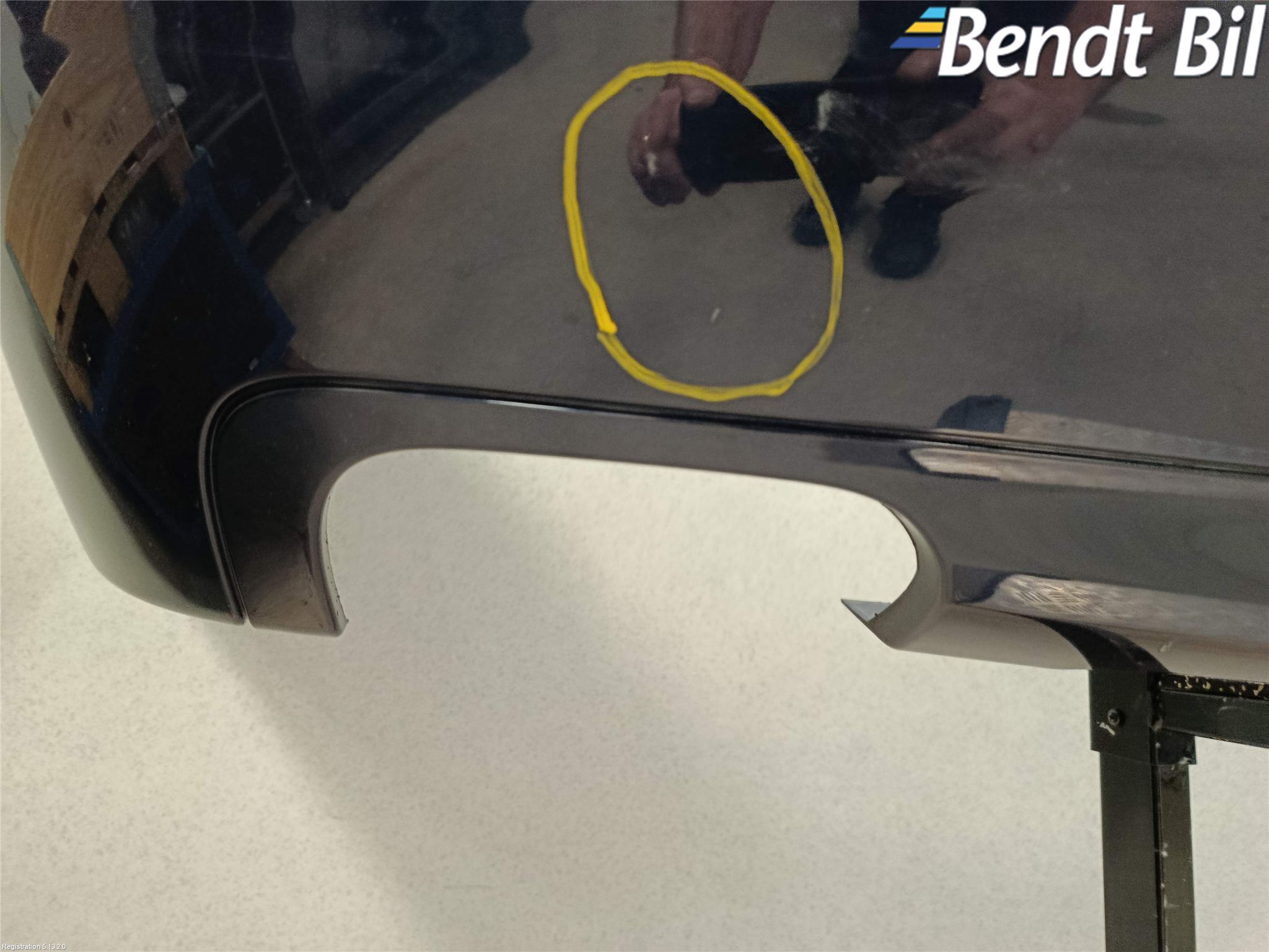 BMW 5 F10/F11/F18 09-17 Stötfångarbeklädnad Bak