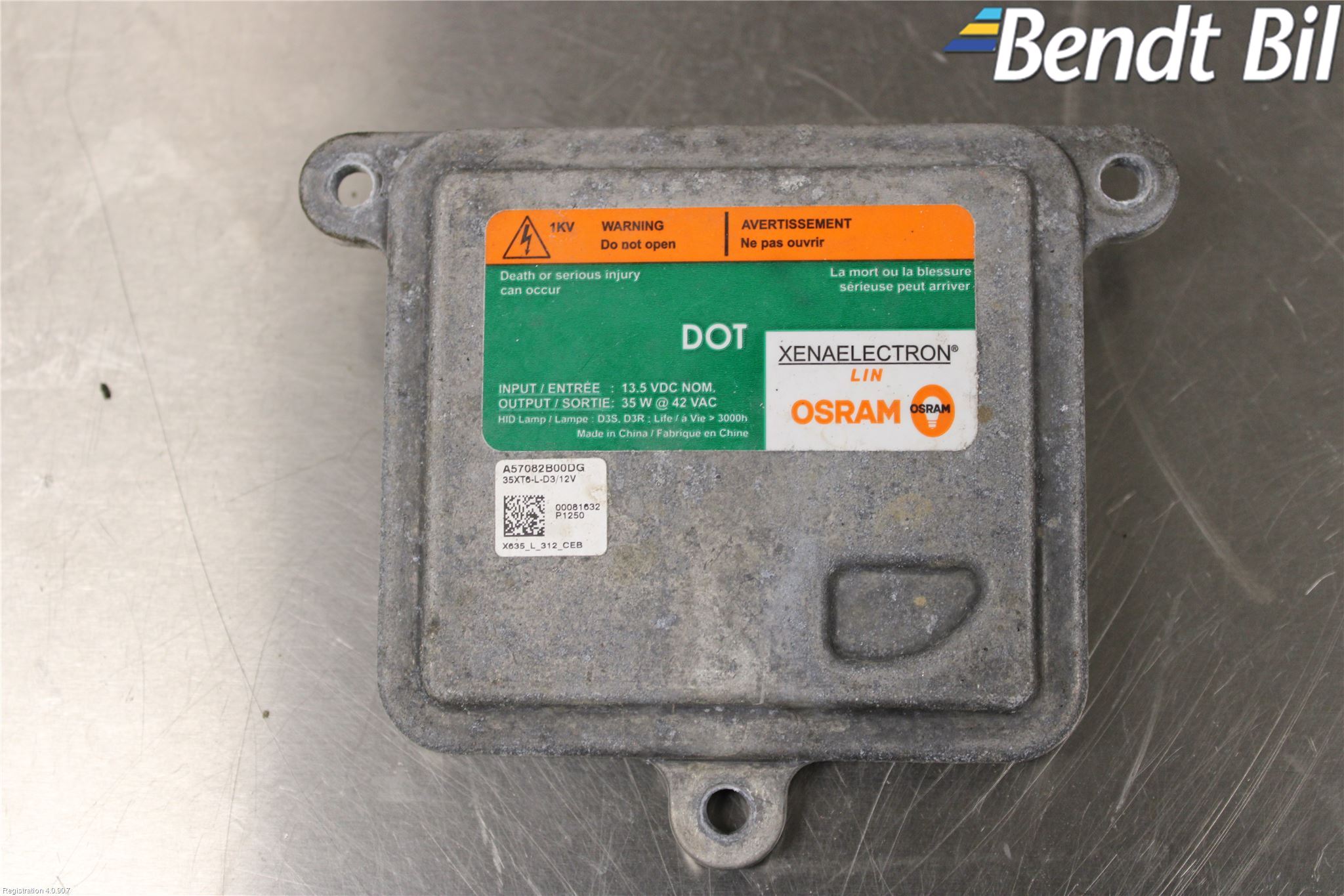 Opel MOKKA 13-20 Styrenhet Strålkastare