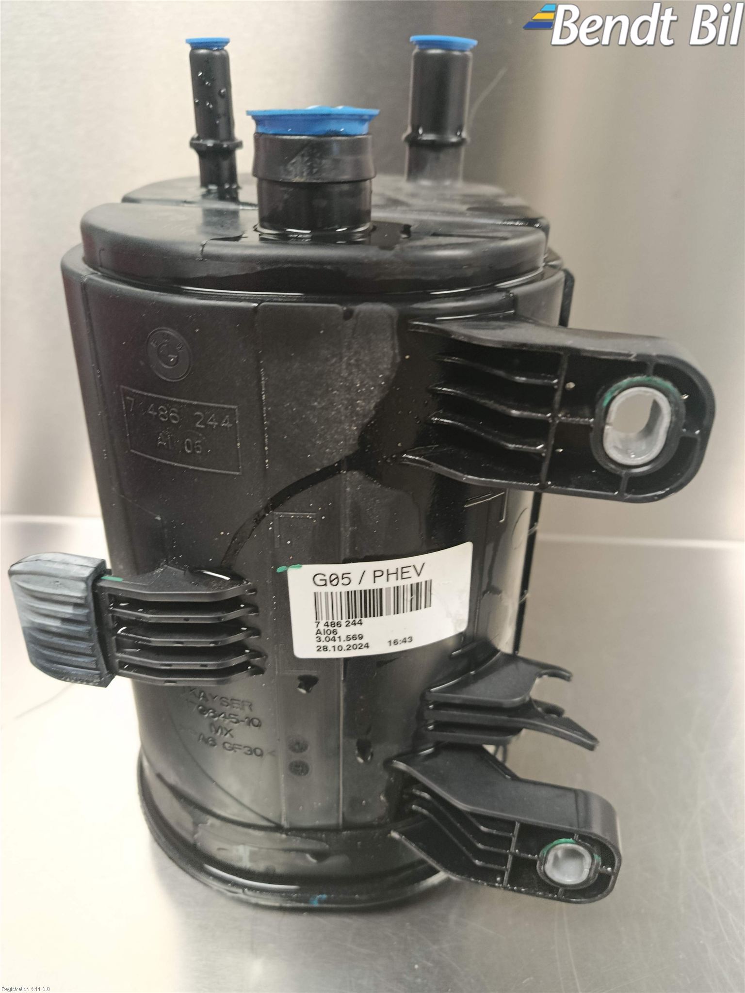 BMW X5 G05 18- Bränsle Kolkanister