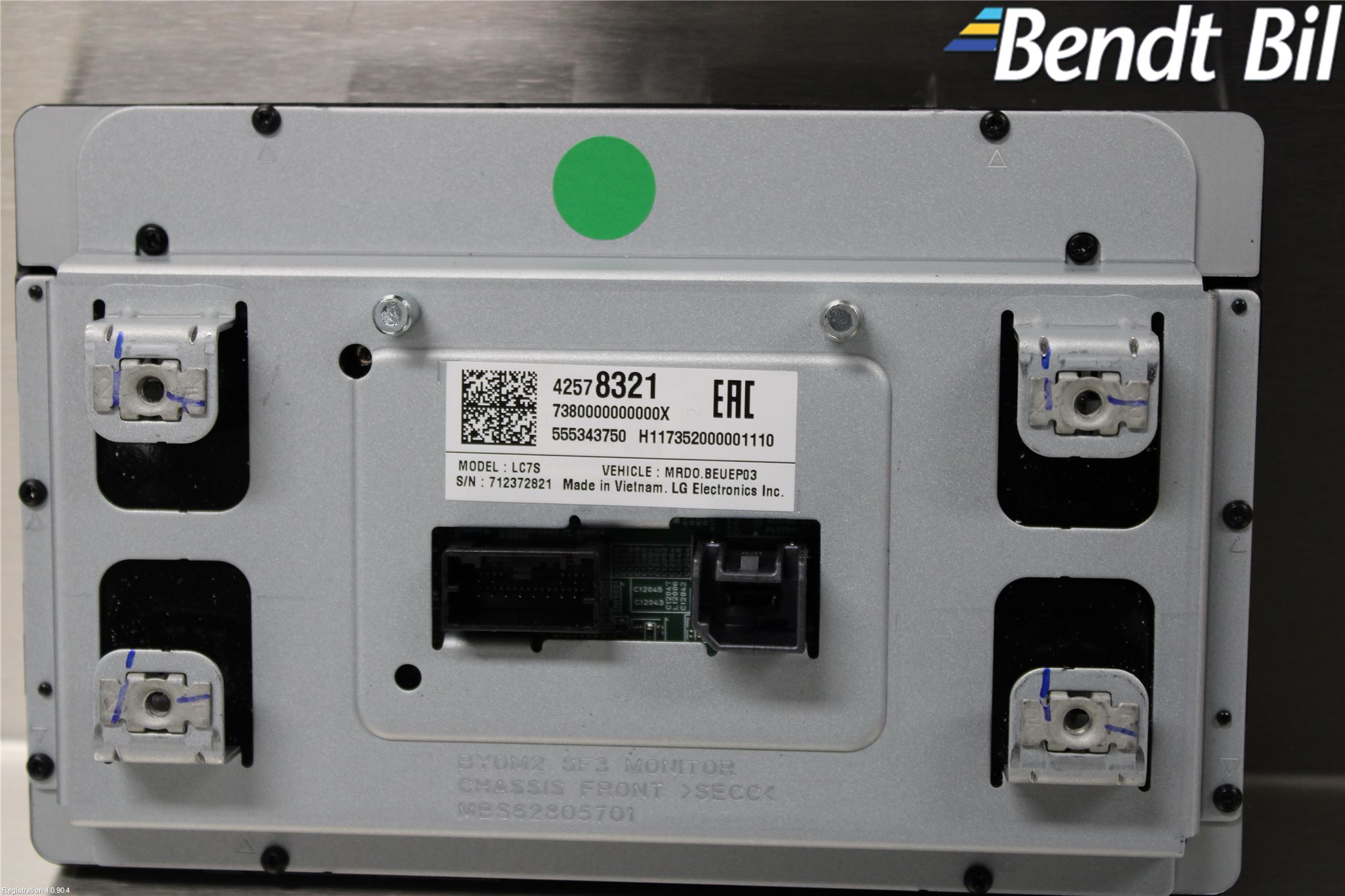 Opel ASTRA K 16-22 Bildskärm