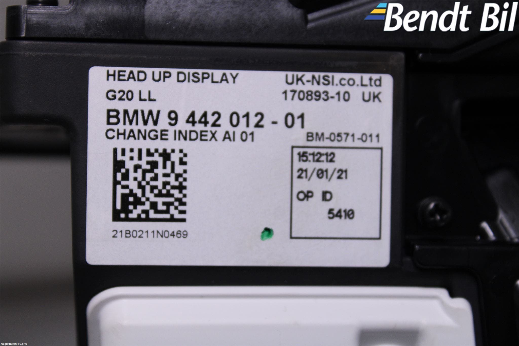 BMW 3 G20/G21/G80/G81 19- Bildskärm