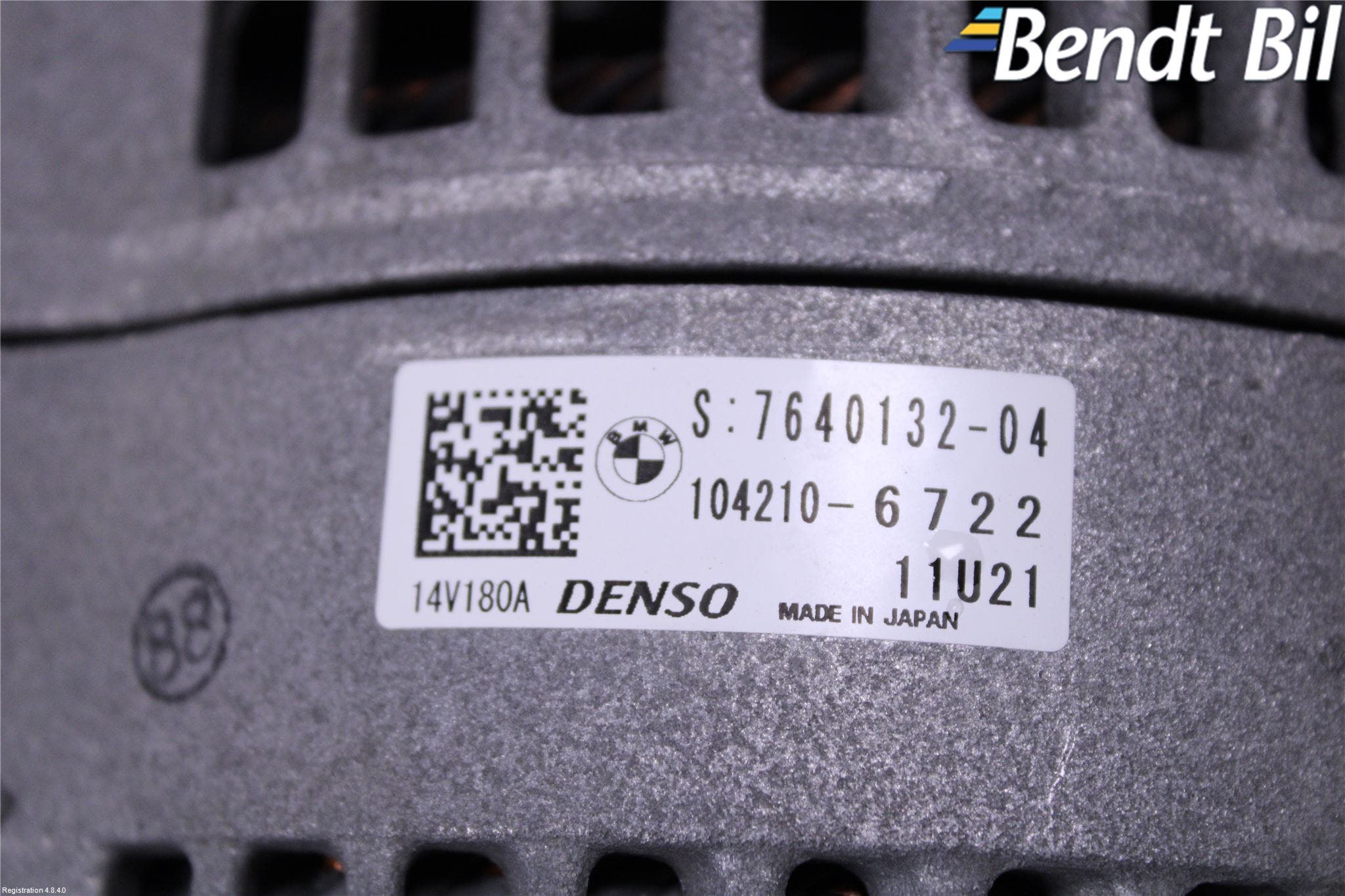 BMW 3 F30/F31/F80 12-19 Generator