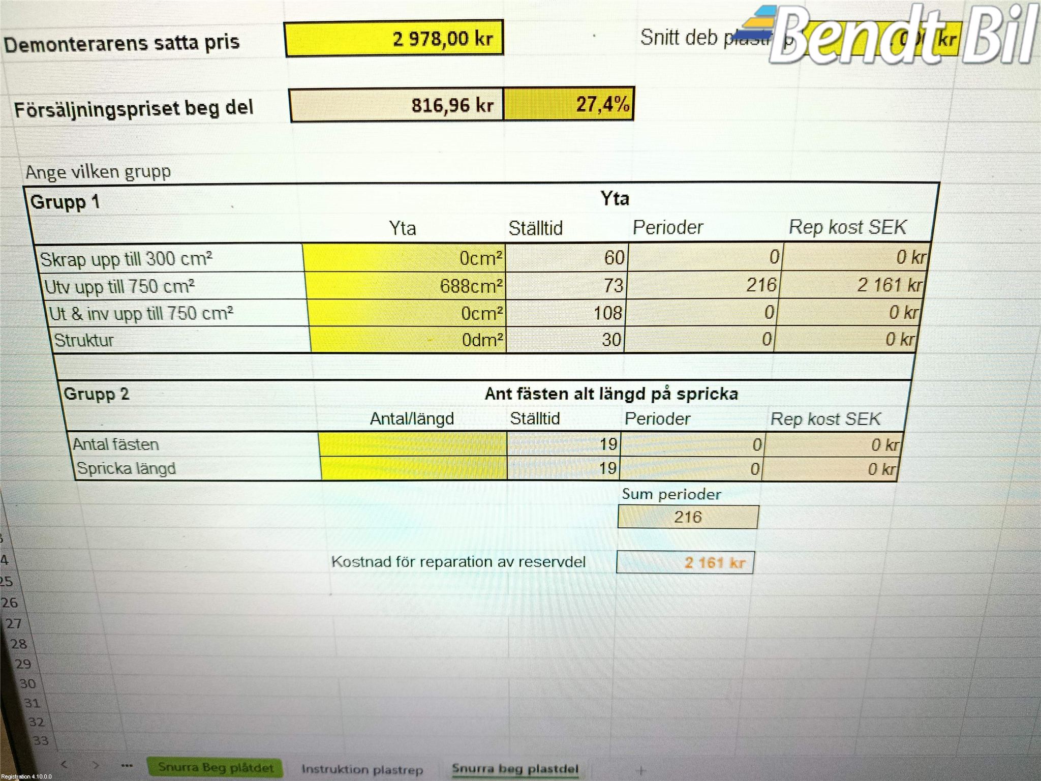 BMW 1 E87/81 5D/3D 03-11 Stötfångarbeklädnad Bak