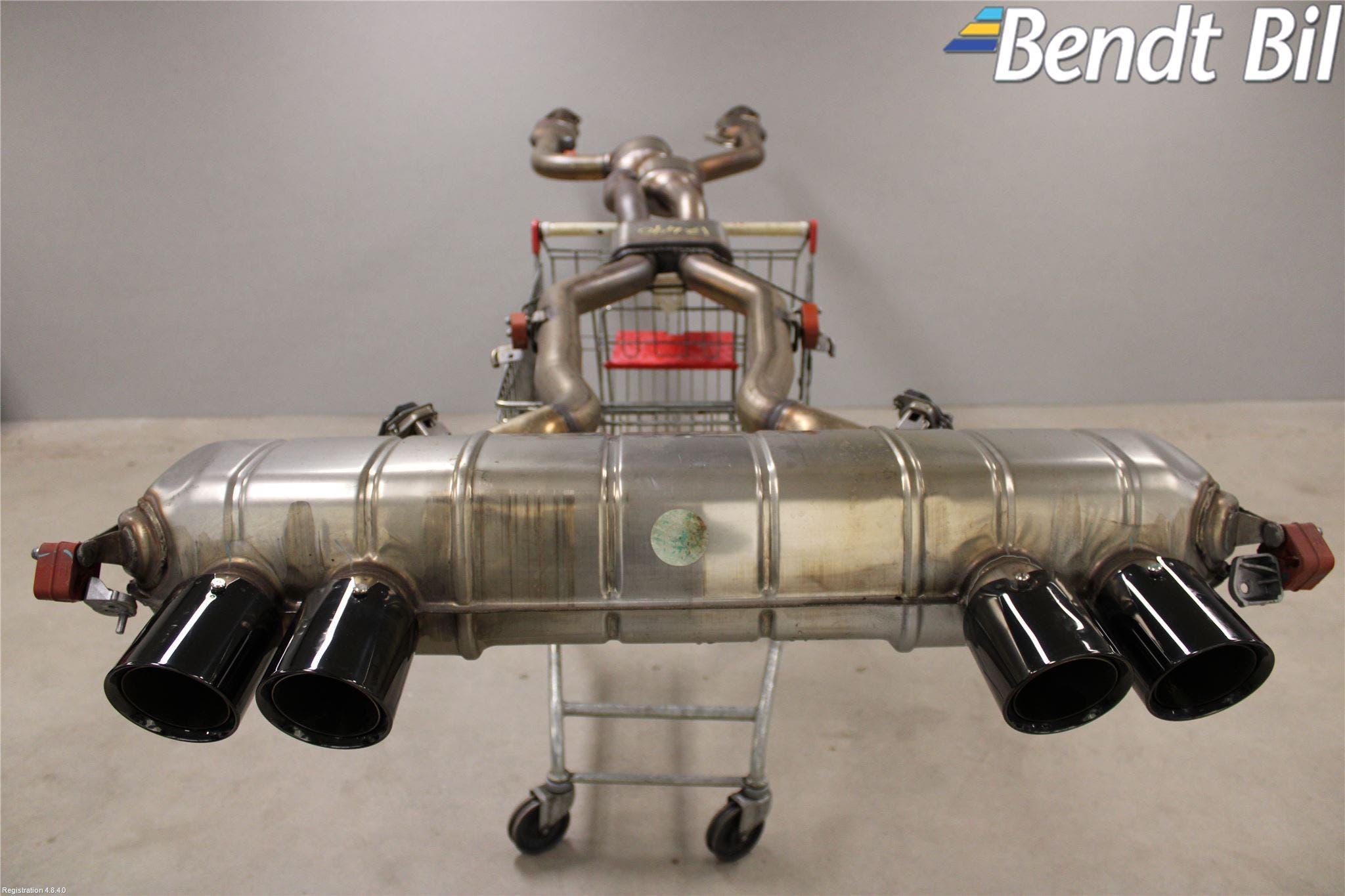 BMW 2 G42 22- Avgasrör Främre-Mitt-Bak