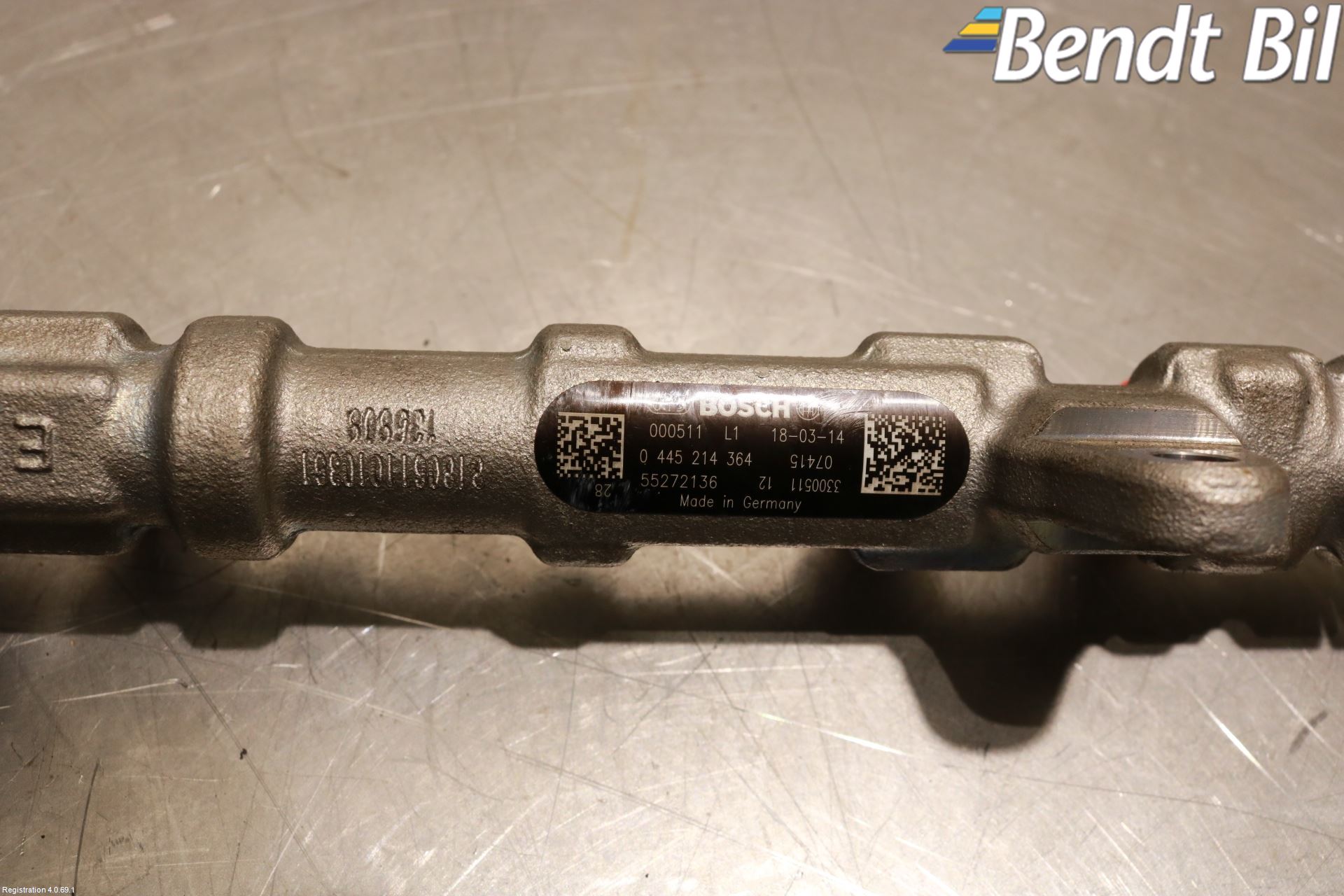 Opel COMBO D 12-18 Inj. Fuelrail