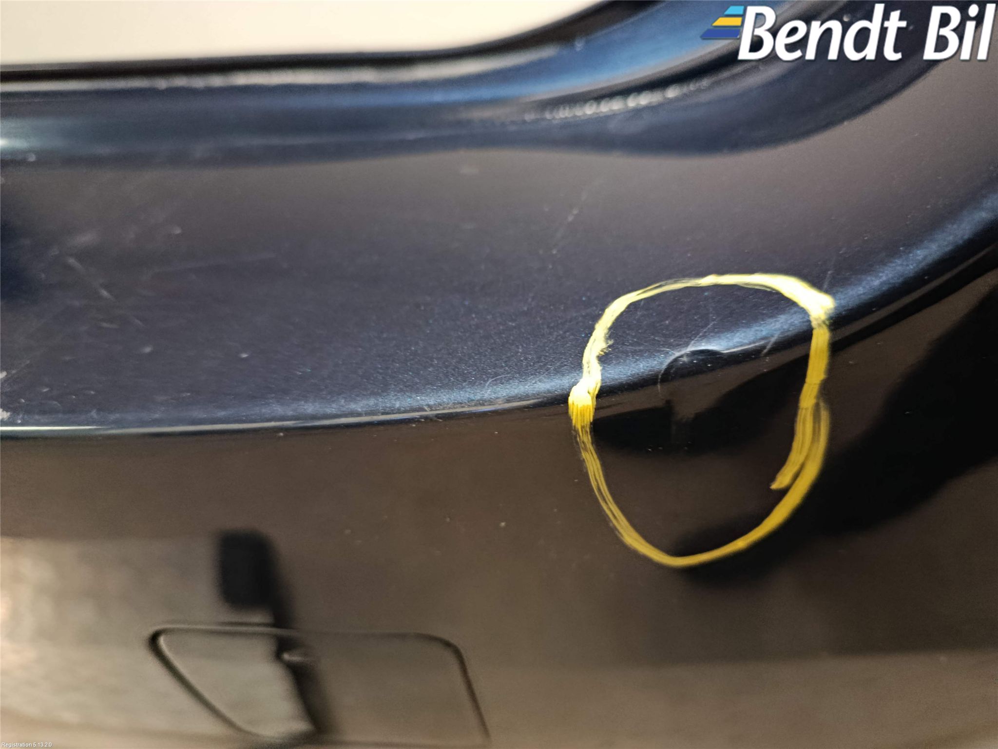 BMW 5 F10/F11/F18 09-17 Stötfångarbeklädnad Bak