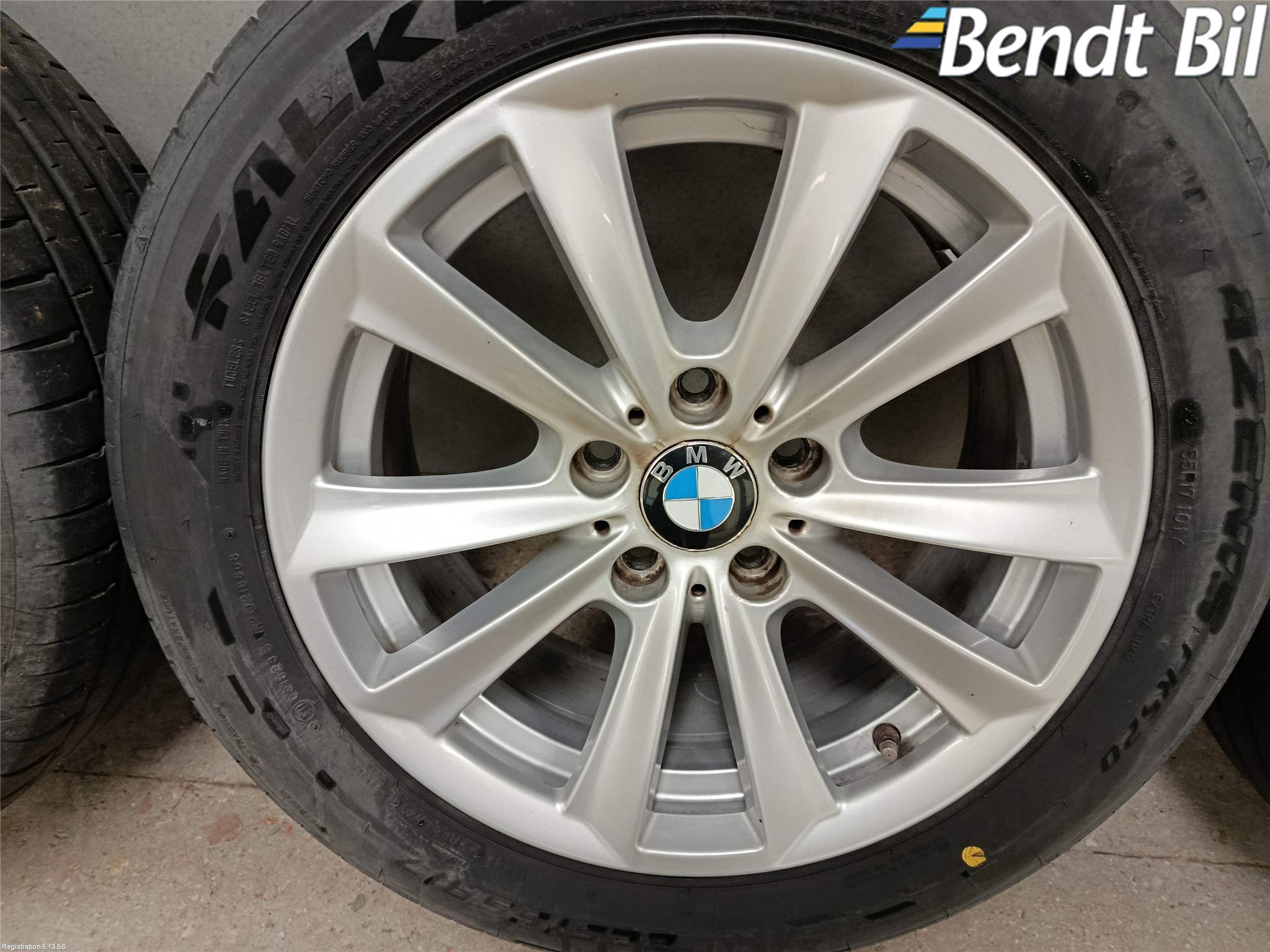 BMW 5 F10/F11/F18 09-17 Sommardäck Alumfälg 4St