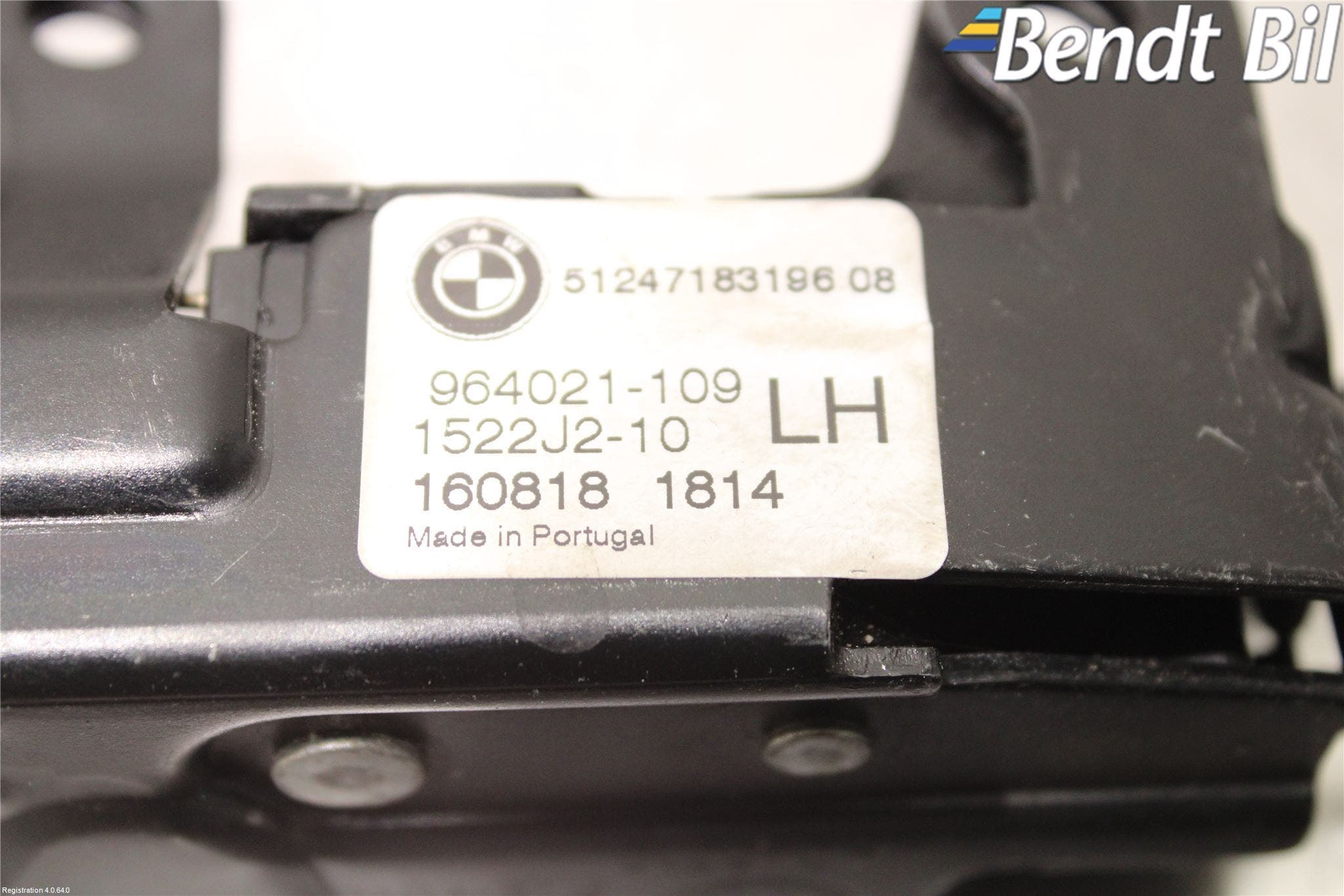 BMW X5 F15 13-18 Lås-Bakluckelås