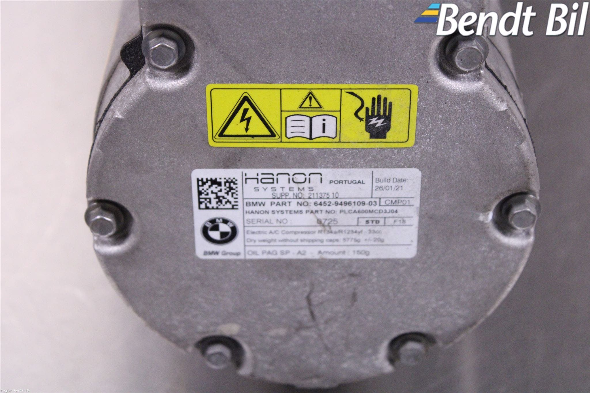 BMW 5 G30/G31/F90 17-23 Ac Kompressor