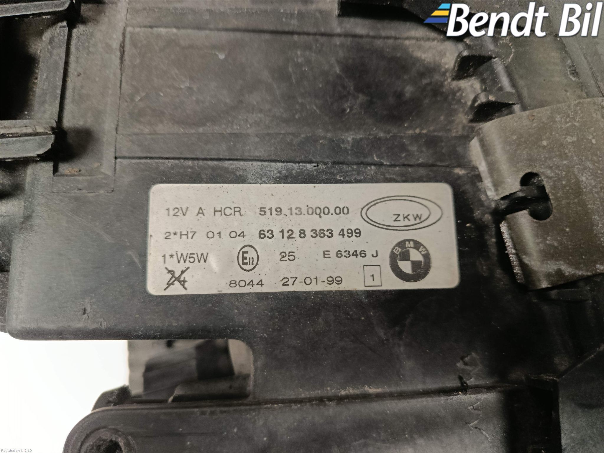 BMW 3 E36      91-00 Strålkastare Vänster