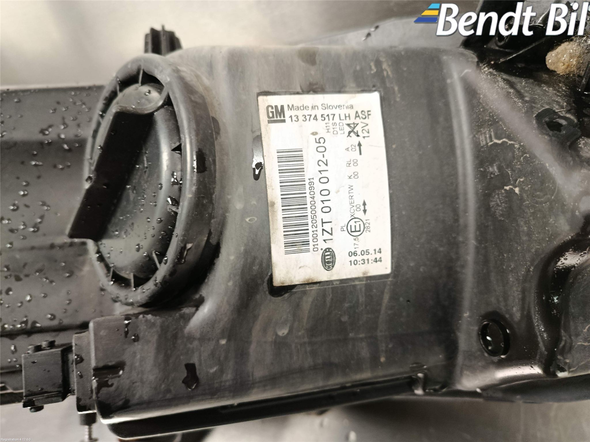 Opel ASTRA J 10-15 Strålkastare Vänster